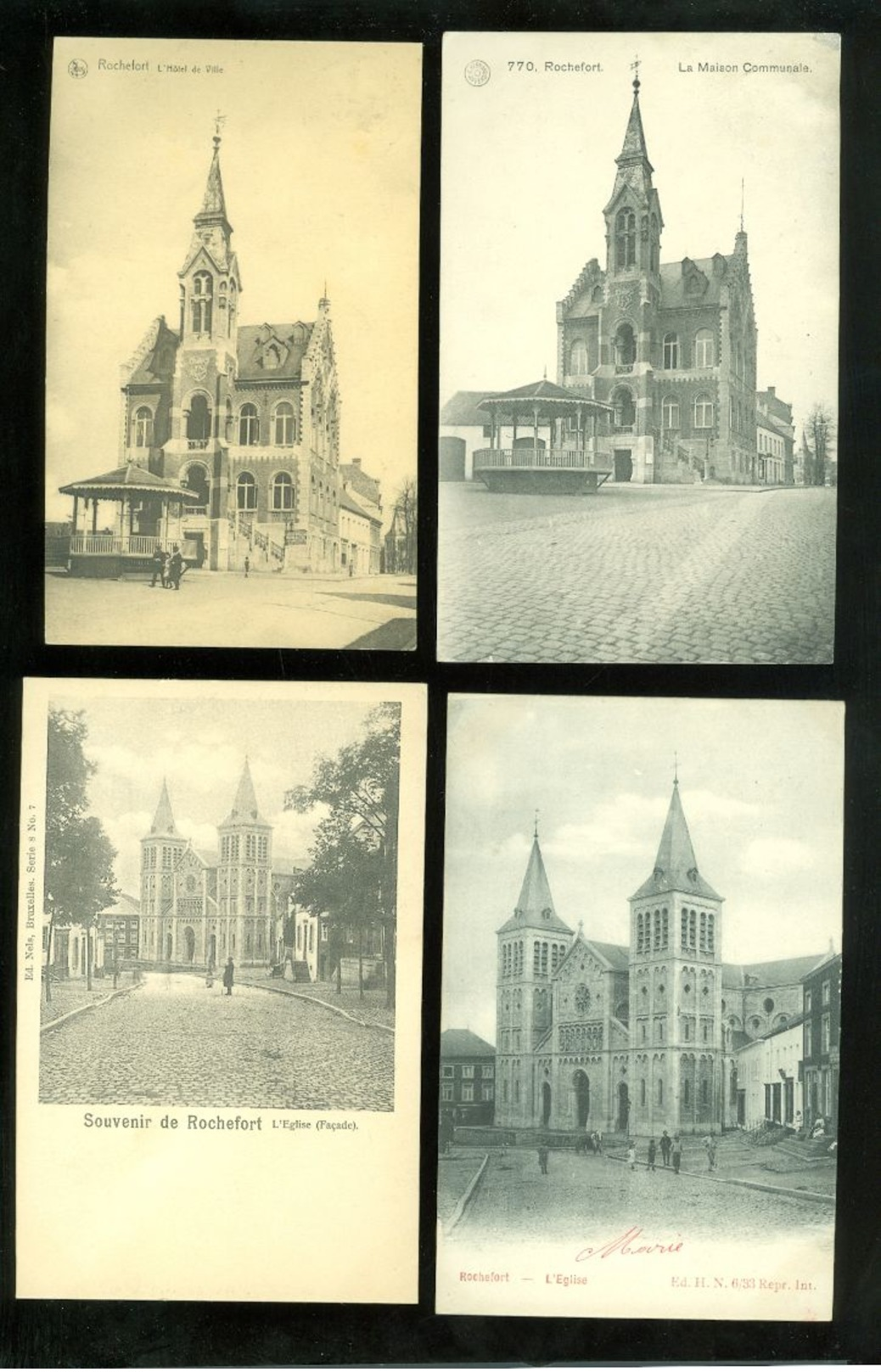 Beau lot de 40 cartes postales de Belgique  Rochefort     Lot 40 postkaarten van België  Rochefort    - 40 scans