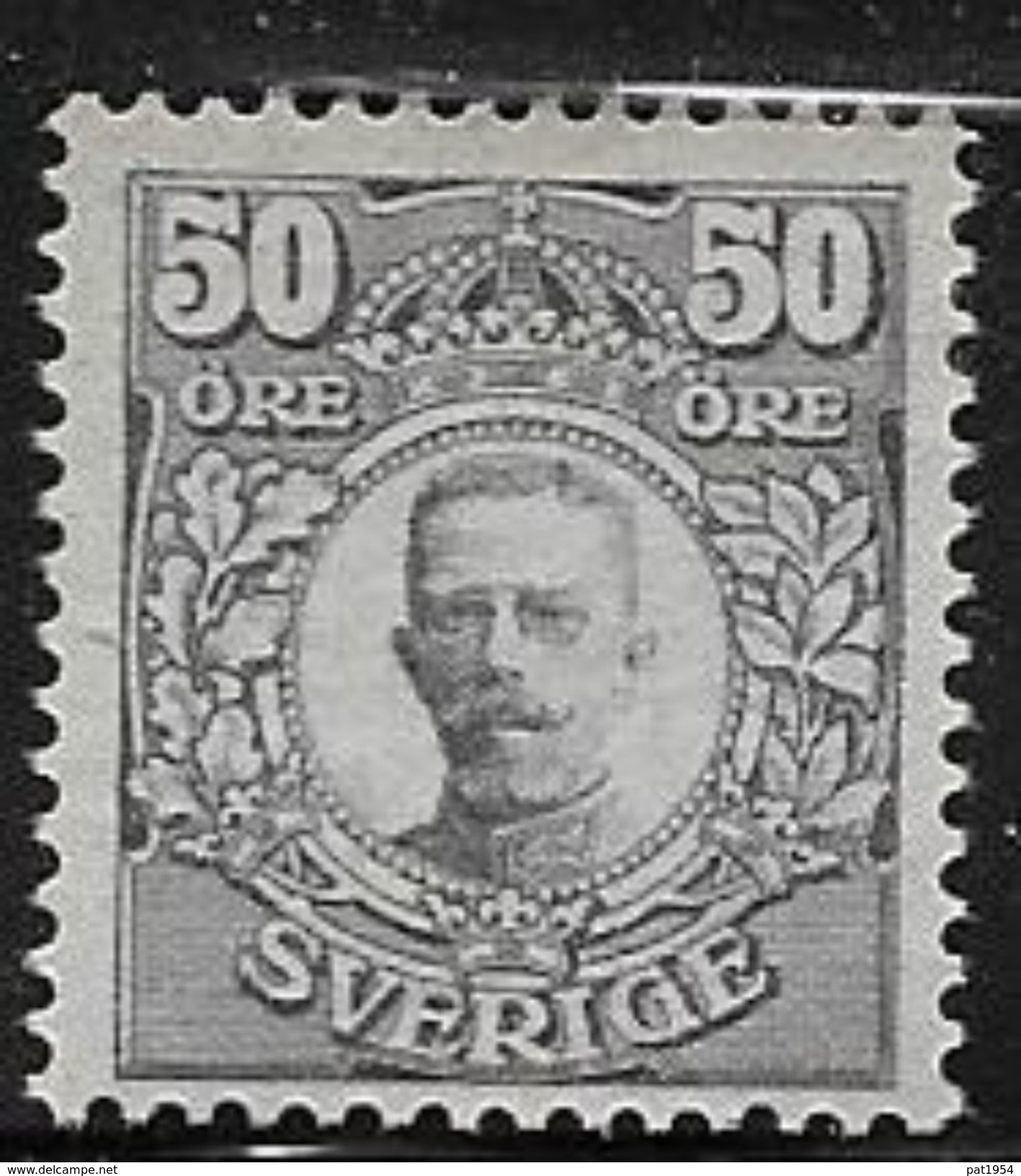 Suède 1910 , N°72 Neuf ** MNH, Roi Gustav V - Neufs