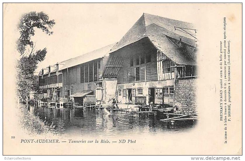 Pont Audemer           27          Tanneries Sur La Risle               (voir Scan) - Pont Audemer