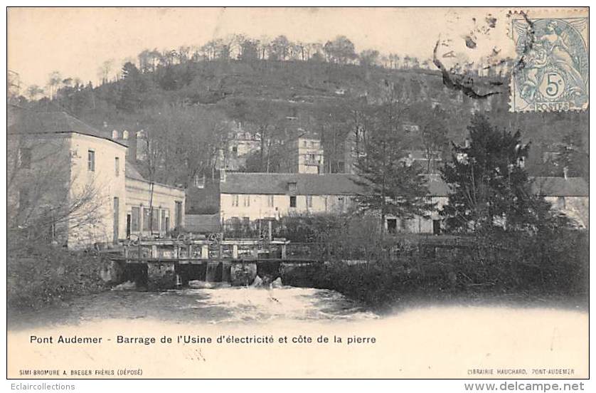 Pont Audemer           27          Barrage De L'Usine D'électricité           (voir Scan) - Pont Audemer