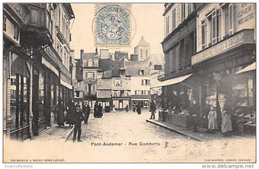 Pont Audemer           27        Rue Gambetta         (voir Scan) - Pont Audemer