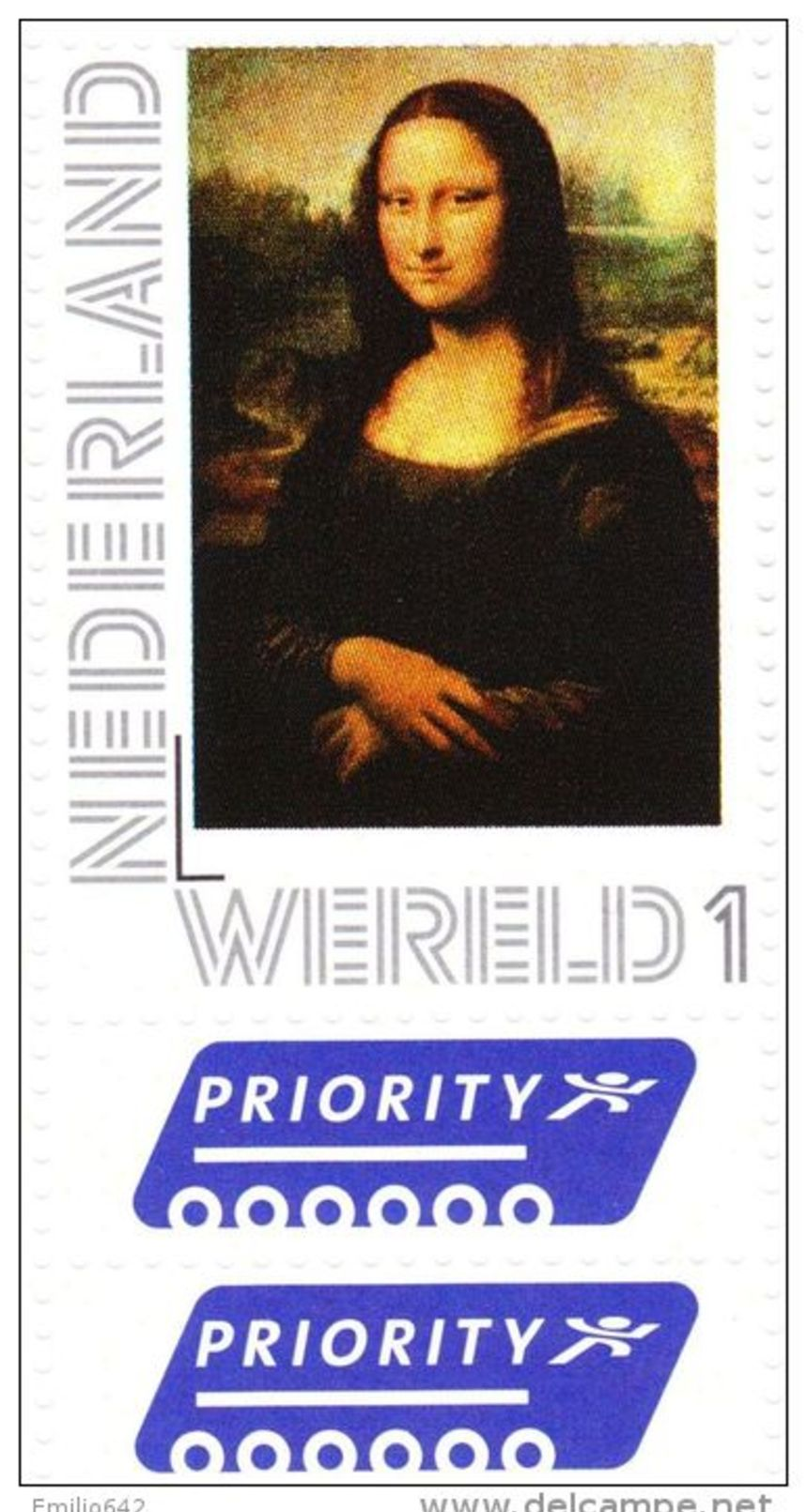 Persoonlijke Postzegel We13A Mobiele OKI531 Printer Filateliebeurs 2013 NIEUW!! Leonardo Da Vinci - Mona Lisa - Personnalized Stamps