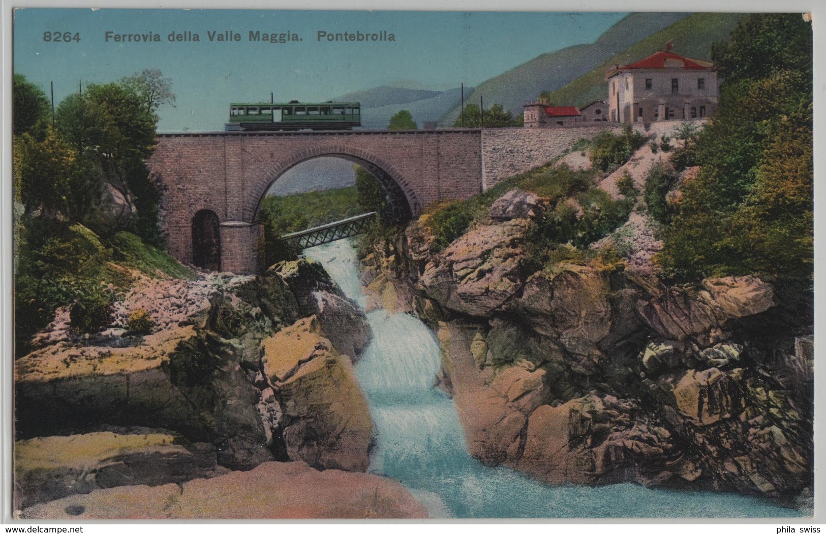 Ferrovia Della Valle Maggia - Pontebrolla - Photo: Wehrli - Maggia