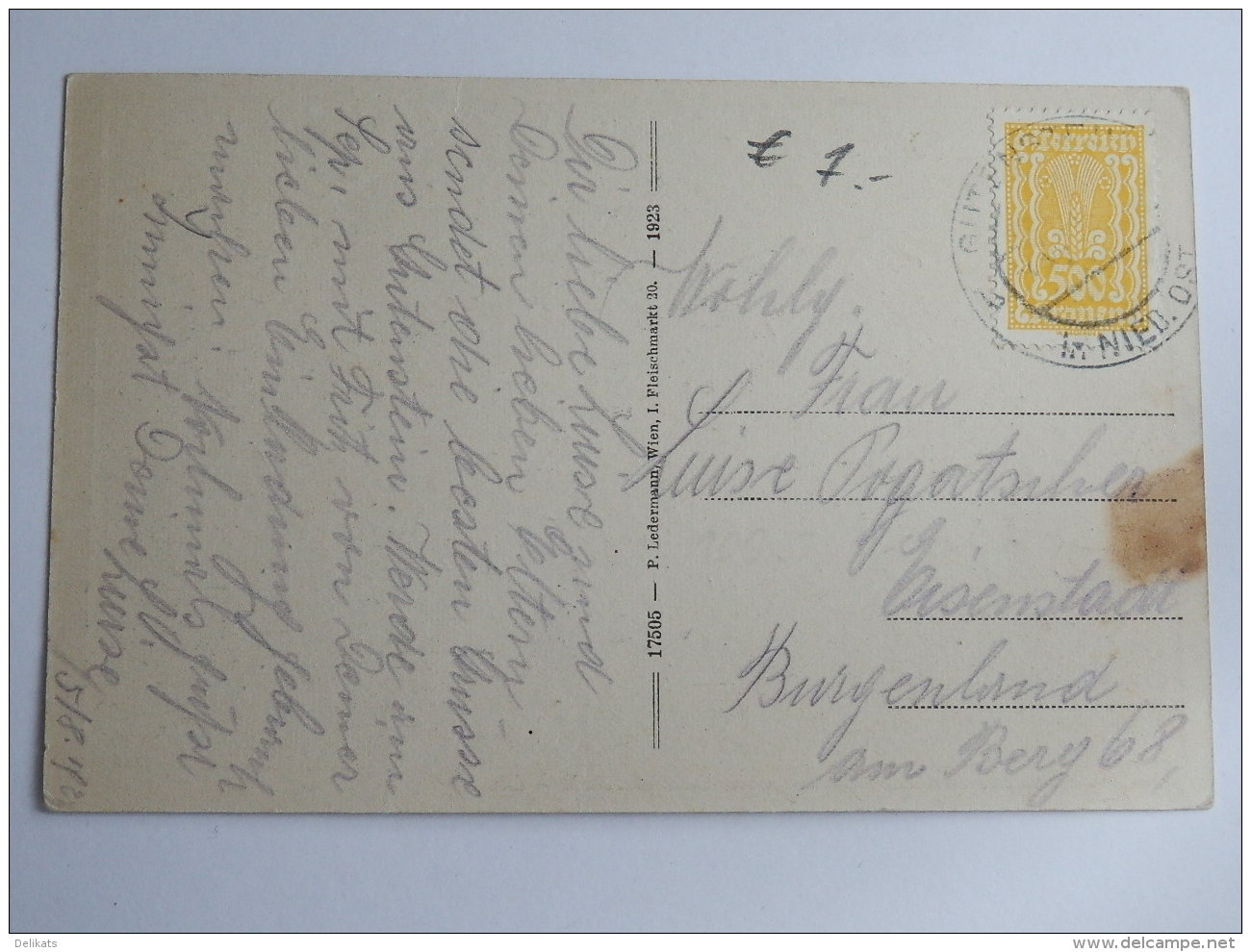 AUSTRIA OSTERREICH GUTENSTEIN Josef Galler Gasthaus  AK Old Postcard - Wiener Neustadt