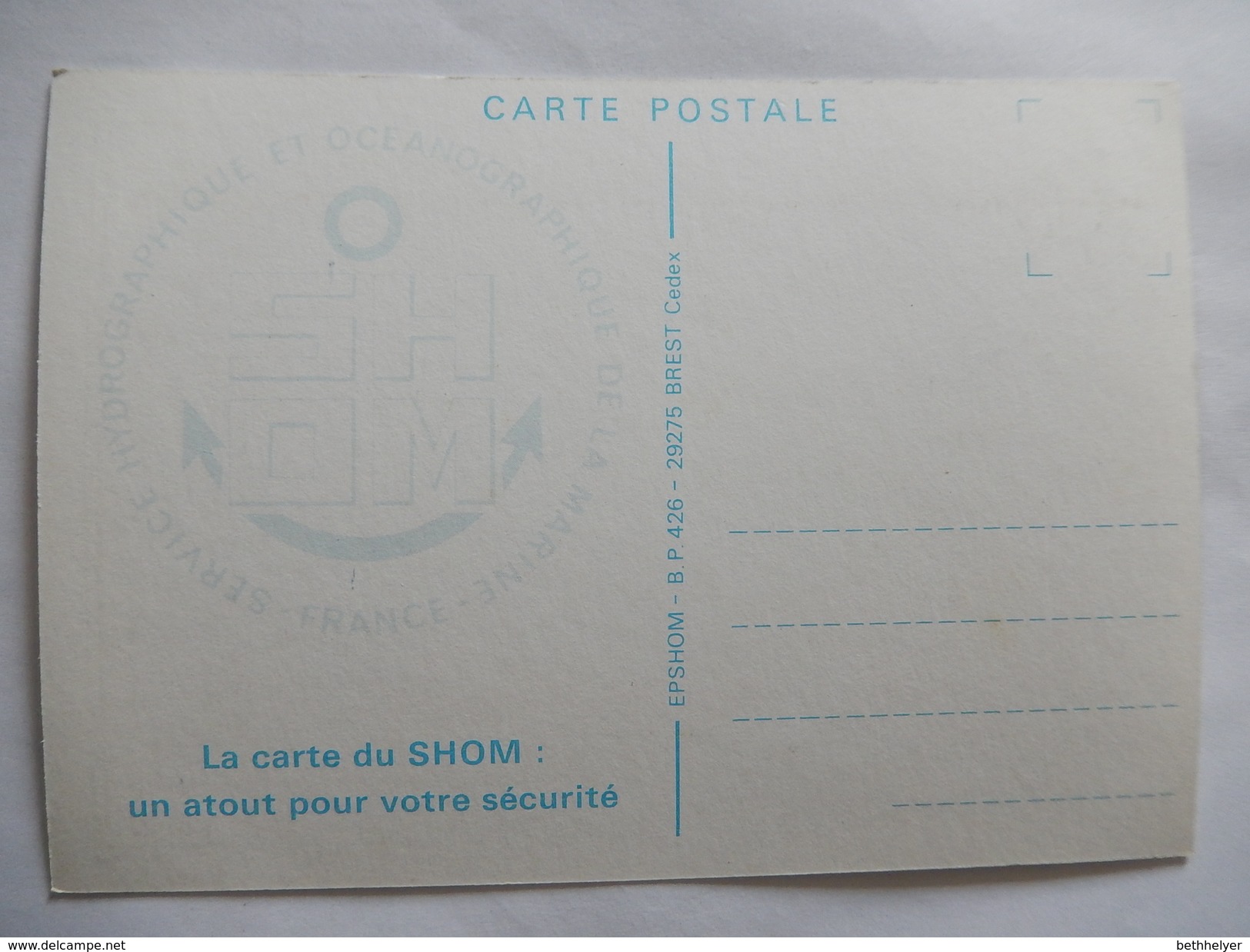 CPSM - RARE - ABORDS ET PORT DE CONCARNEAU - BAIE DE LA FORET - SERVICE HYDROGRAPHIQUE ET OCEANOGRAPHIQUE - R7569 - Cartes Géographiques