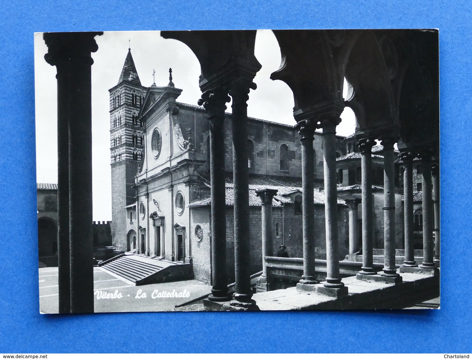 Cartolina Viterbo - La Cattedrale - 1961 - Viterbo