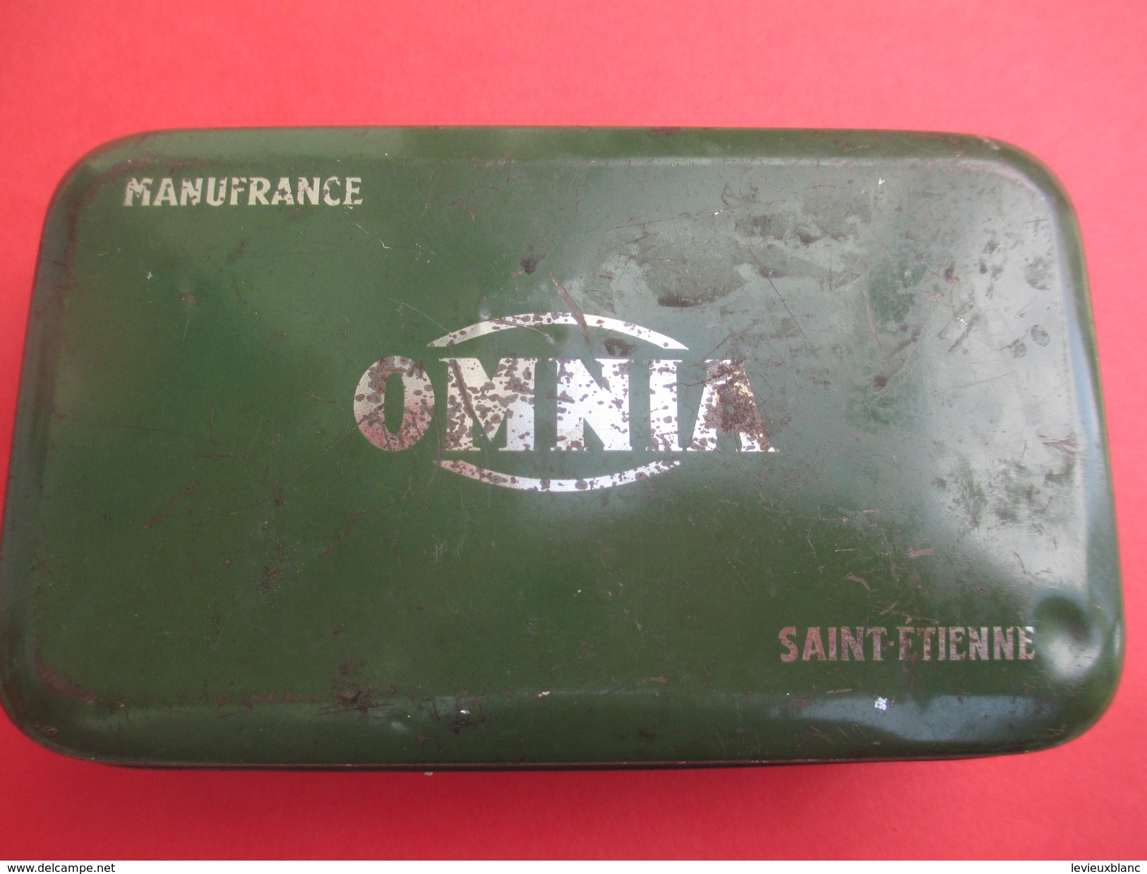 Boite Métallique Ancienne/Machine à Coudre OMNIA/Manufrance/ Avec Guide/ Et Piéces/Vers 1930-50                  BFPP144 - Boxes