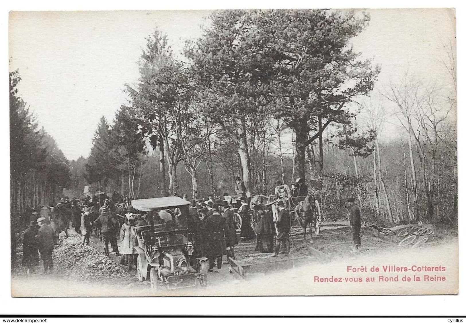 Foret De VILLERS-COTTERETS - Rendez-vous Au Rond De La Reine - Villers Cotterets