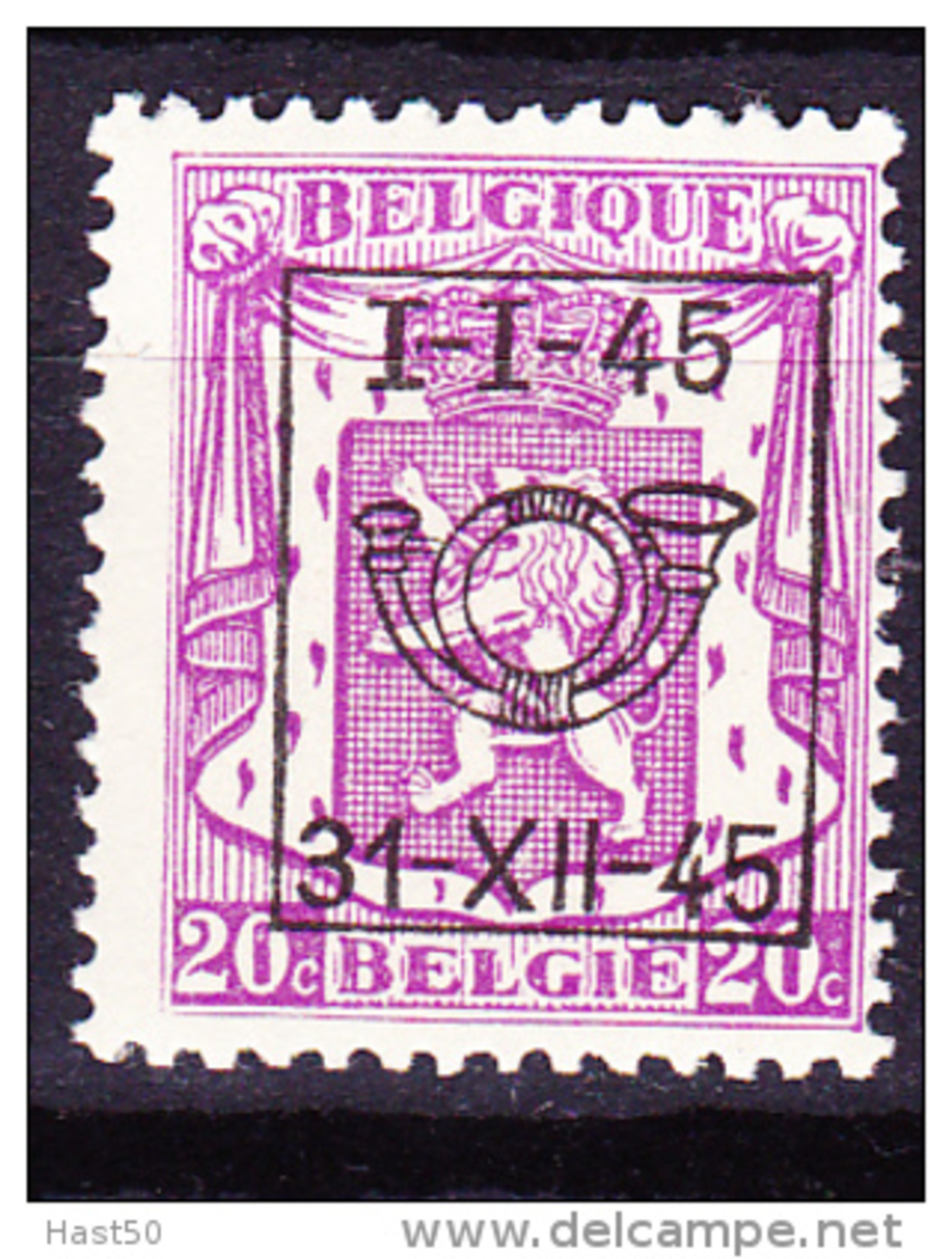 Belgien Belgium Belgique - Vorausentwertung/Precancels/Préoblitérés 1946 - Postfrisch MNH - Typos 1936-51 (Petit Sceau)