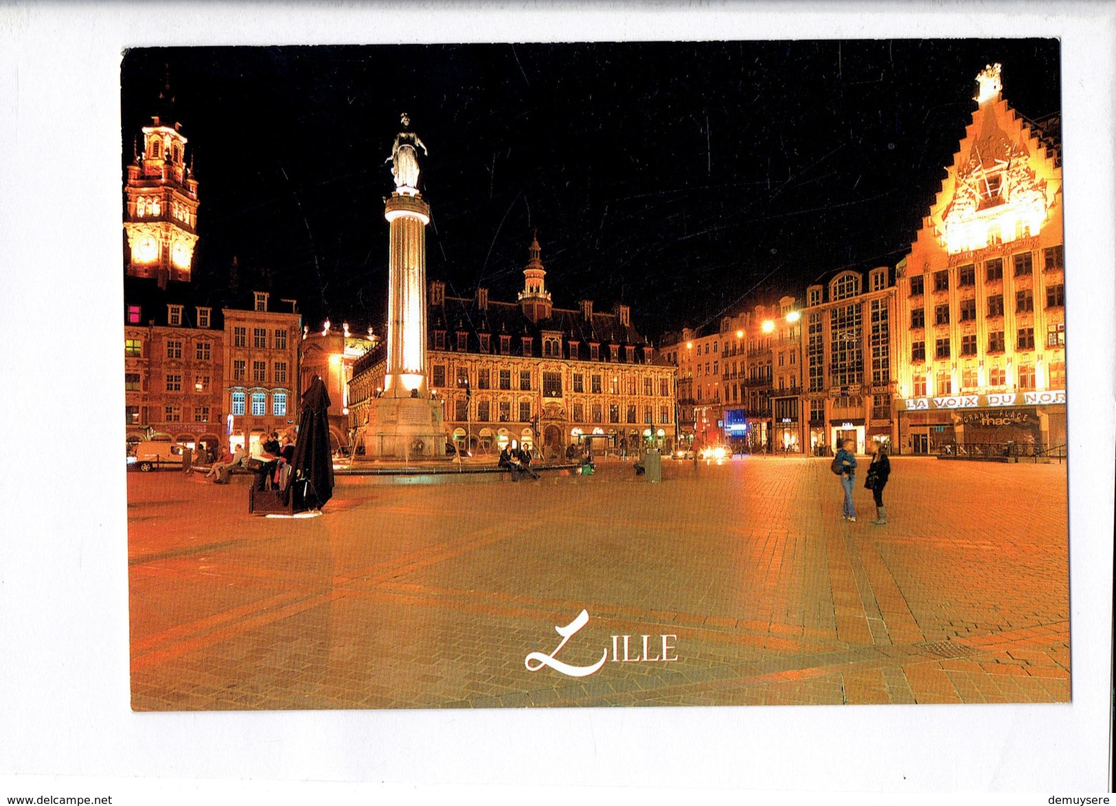 43772 - LILLE LA PLACE DU GENERAL DE GAULLE OU GRAND PLACE DE NUIT - Lille