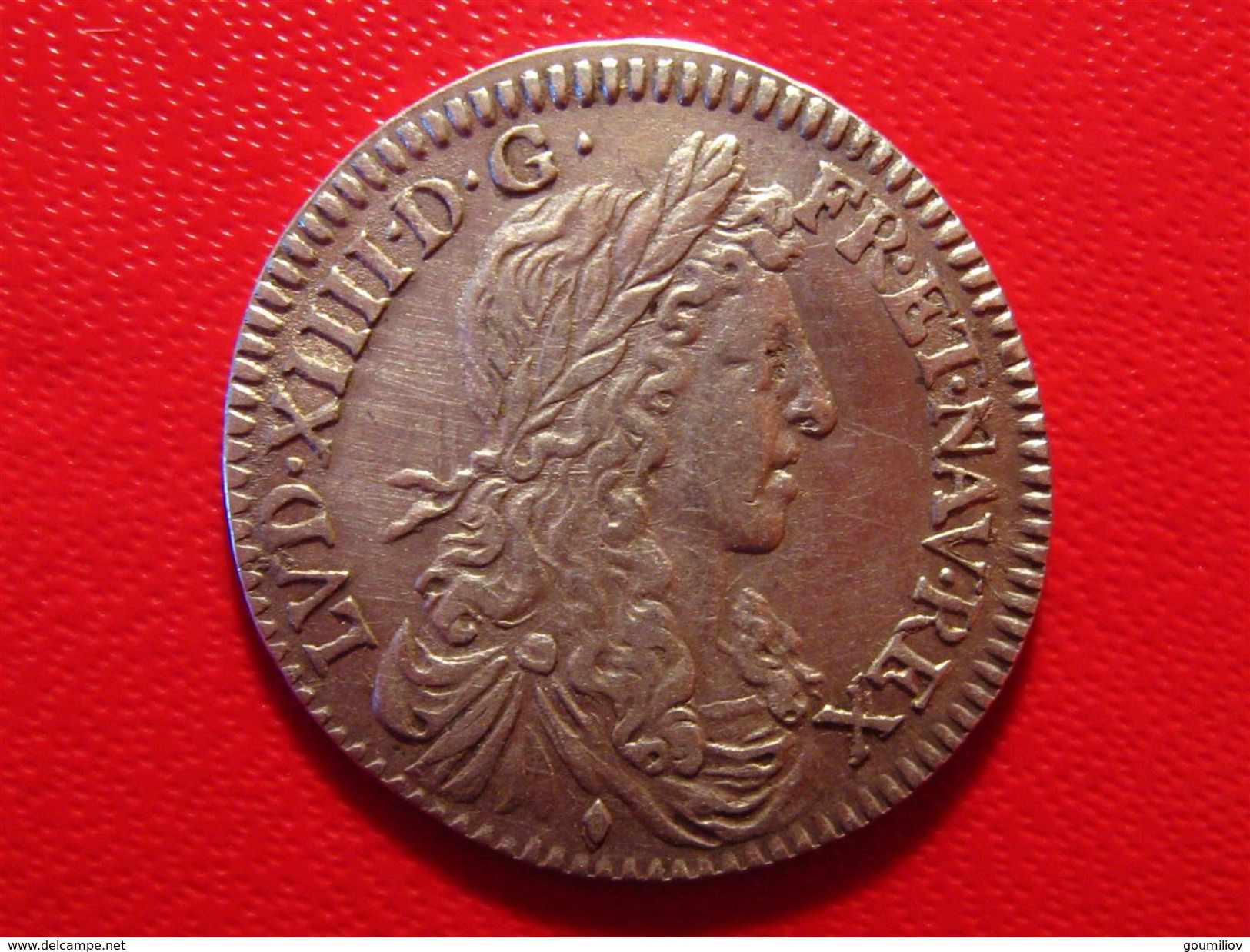 1/12 écu Juvénile 1660 & Aix Louis XIV 1099 - 1643-1715 Louis XIV Le Grand