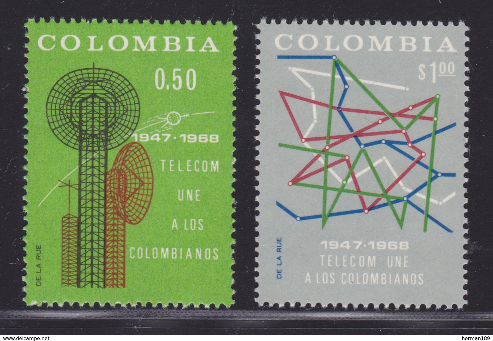 COLOMBIE N°  634 & 635 ** MNH Neufs Sans Charnière, TB  (D1659) - Colombie