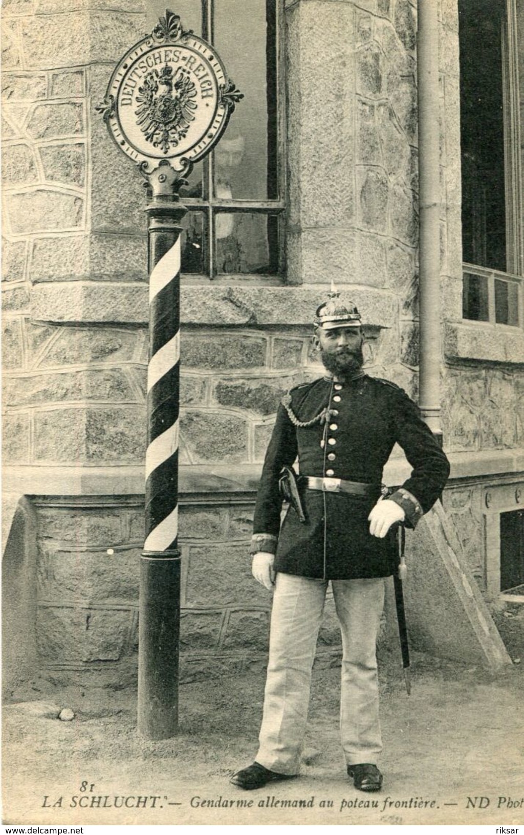 FRONTIERE(DOUANE) LA SCHLUCHT(GENDARME) - Douane