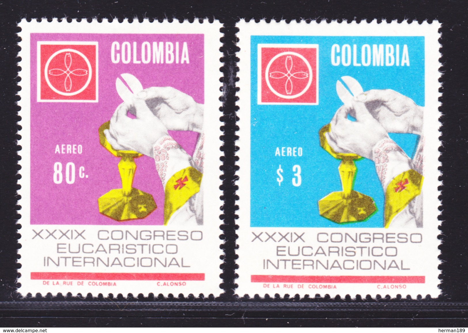 COLOMBIE AERIENS N°  481 & 482 ** MNH Neufs Sans Charnière, TB  (D1661) - Colombie