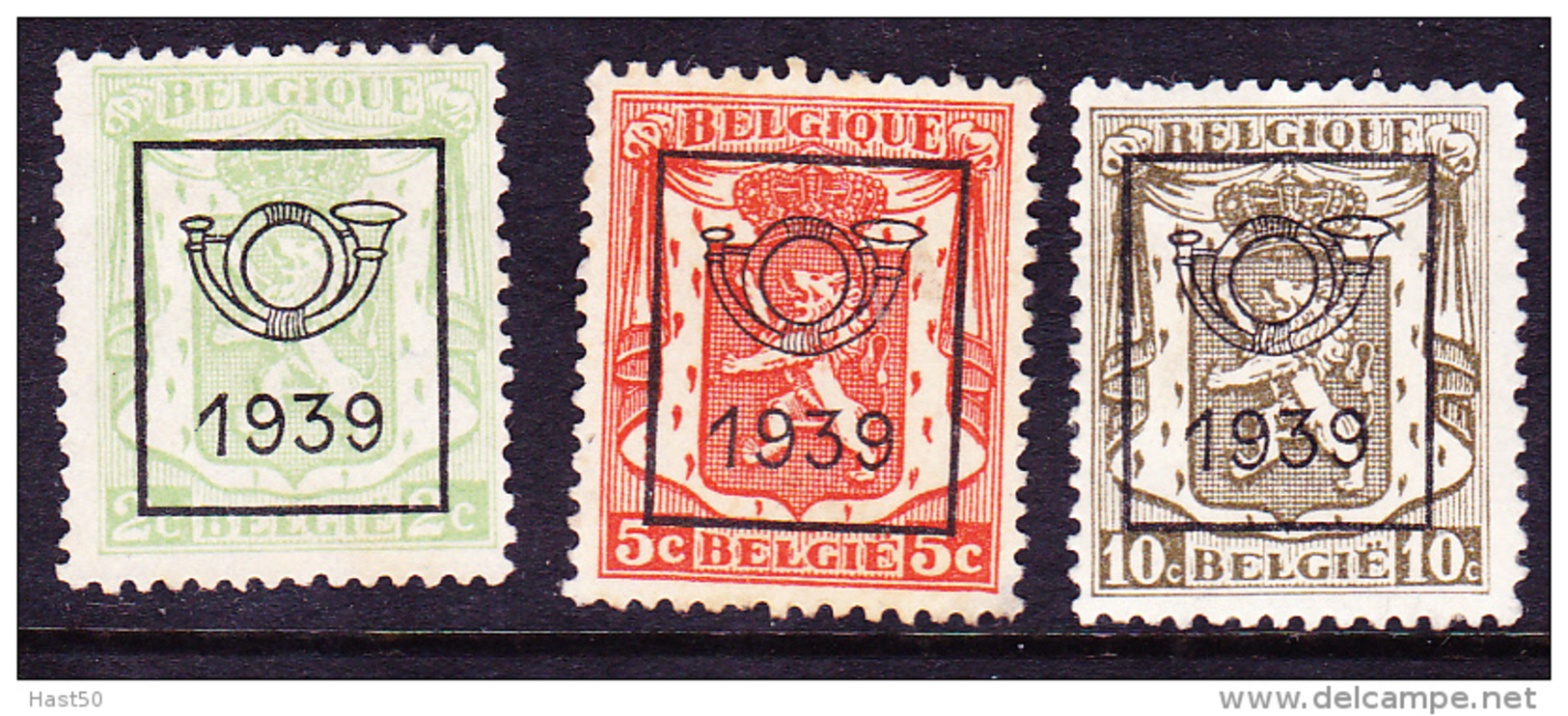 Belgien Belgium Belgique - Vorausentwertung/Precancels/Préoblitérés 1939 (OBP Aufdruck C Ziffer 15) - Gebraucht - Typos 1936-51 (Petit Sceau)