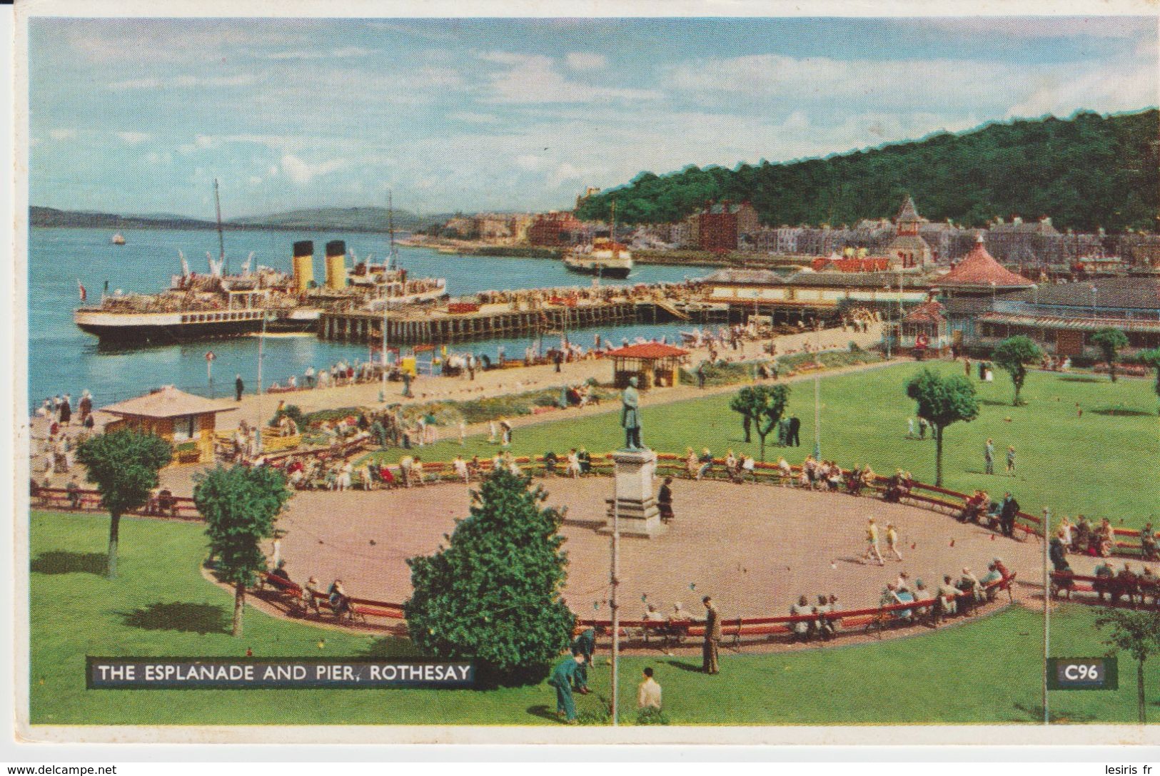 CP -  PHOTO - THE ESPLANADE AND PIER - ROTHESAY - C 96 - MASTERCOLOUR SERIES - A. D. HENDERSON - MAYBOLE - Bute