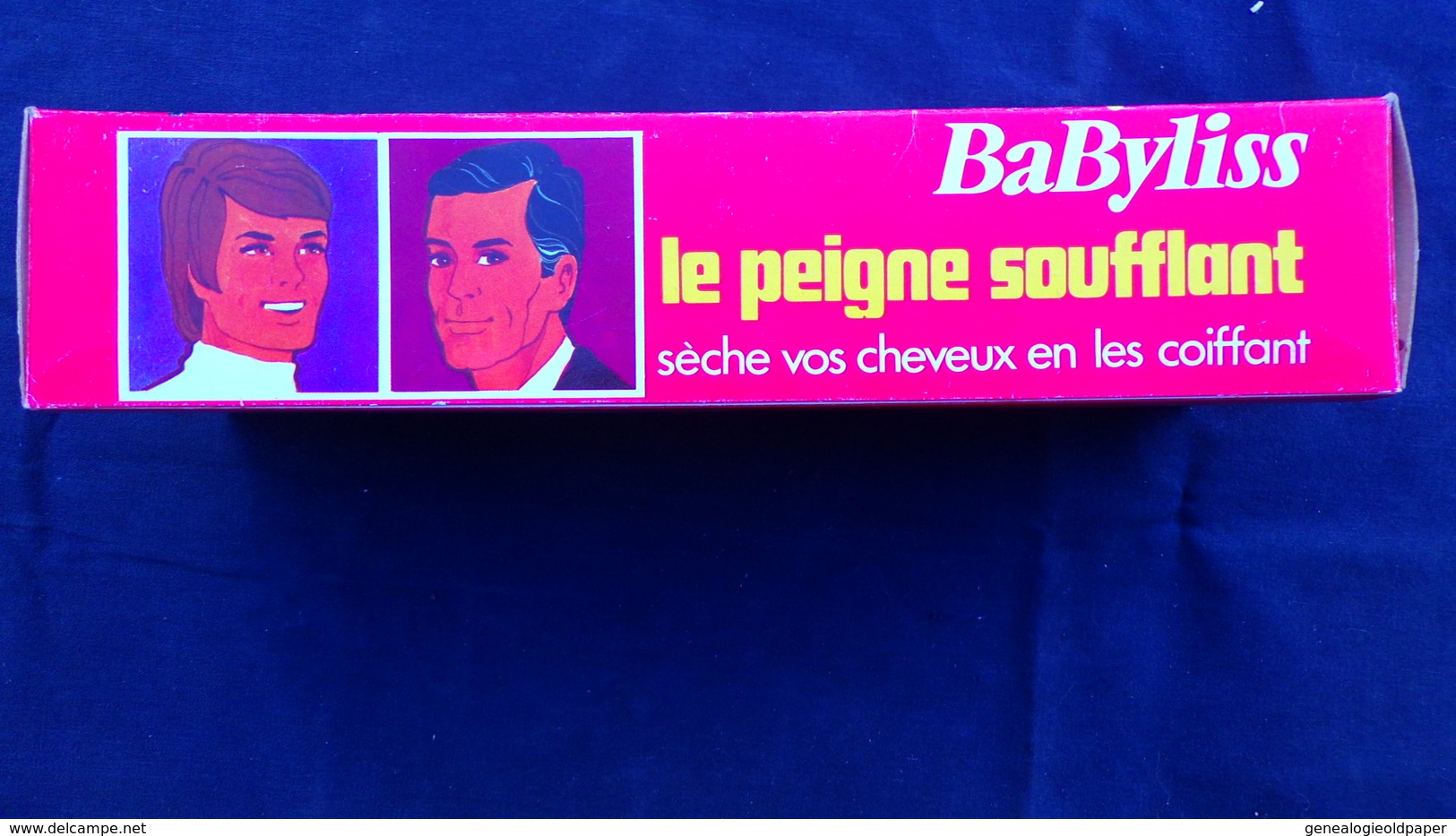 BELLE BOITE CARTON PUBLICITAIRE BABYLISS-LE PEIGNE SOUFFLANT- REF. 700/603- COIFFURE COIFFEUR - Accesorios