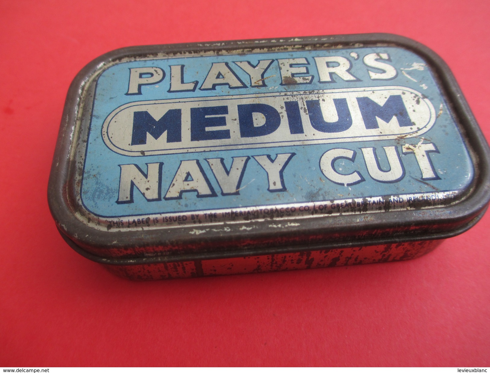 Boite Métallique Ancienne/Tabac De Pipe/PLAYERS Médium/Navy Cut/Vers 1930 - 1950              BFPP167 - Boîtes