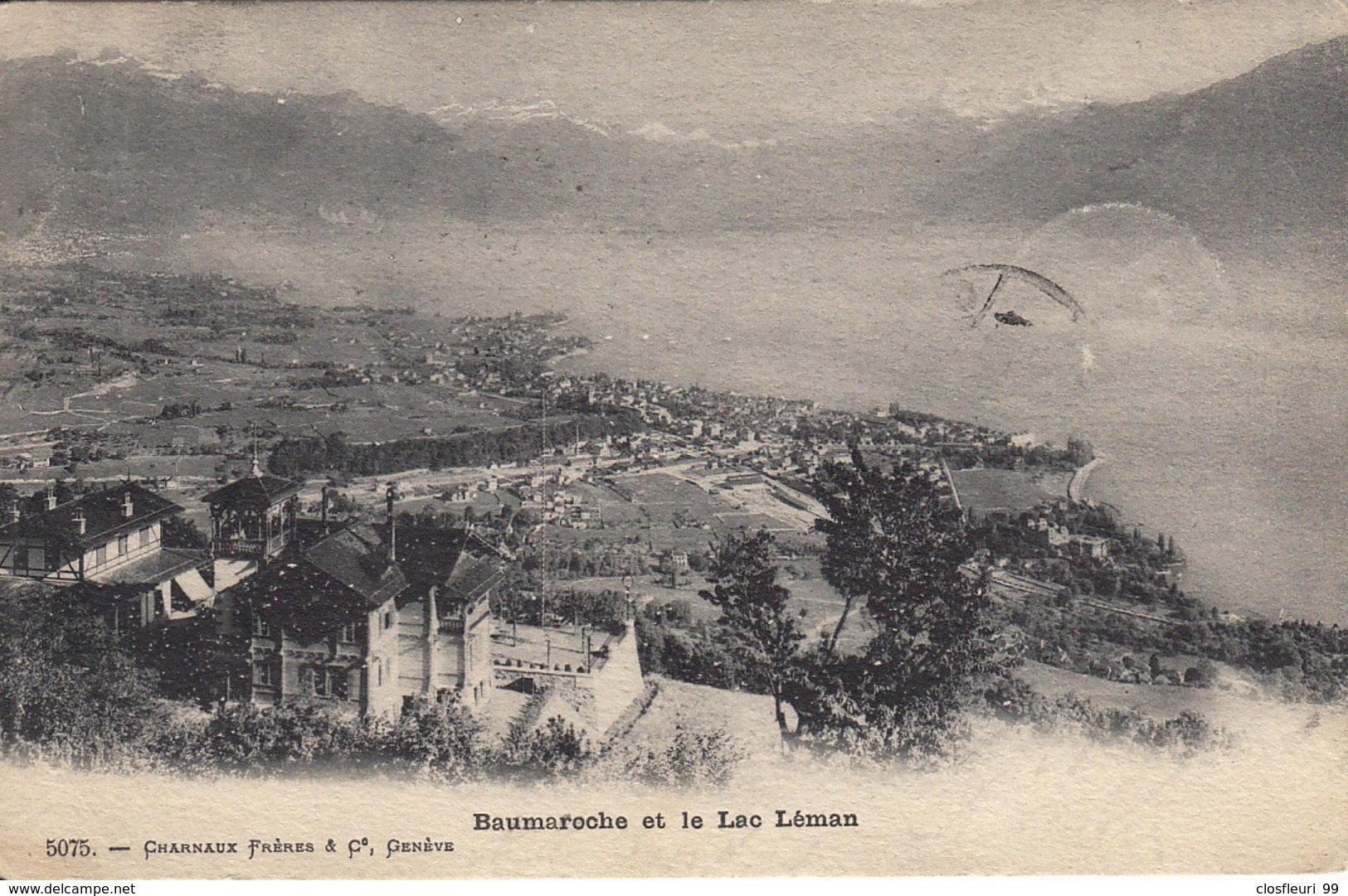 Baumaroche Et Le Lac Léman. Carte Précurseur 1901 - Roche