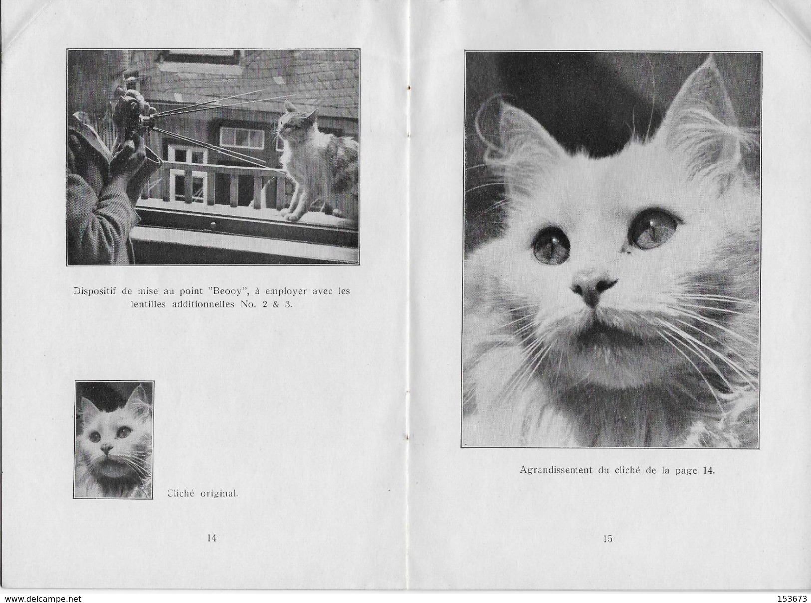 Guide LEITZ 1936 "Accessoires pour la photographie de petits objets avec l'appareil LEICA" (24 p.) Ernst LEITZ à WETZLAR