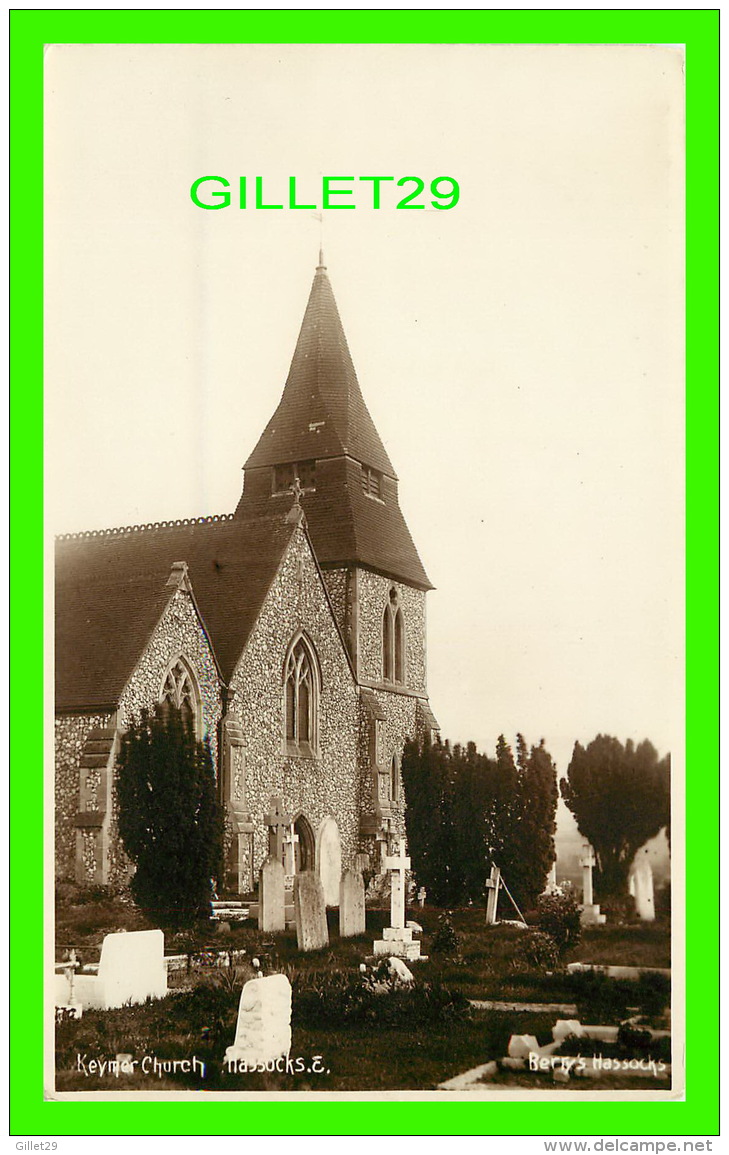 HASSOCKS, EAST, SUSSEX, UK - KEYMER CHURCH &amp; CEMETARY - BERRY'S - - Autres & Non Classés