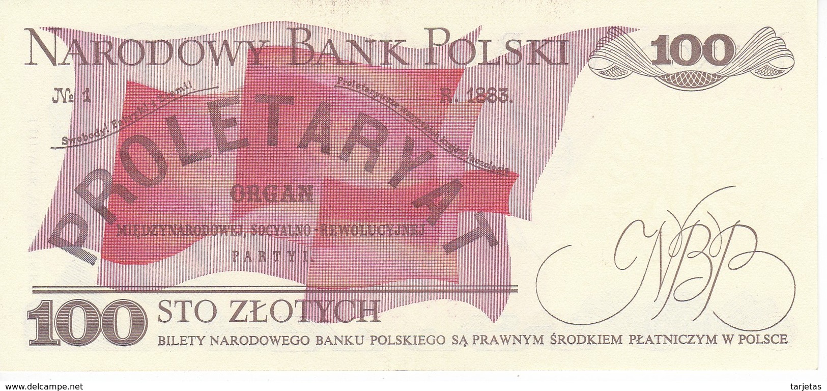 BILLETE DE POLONIA DE 100 ZLOTYCH DEL AÑO 1986 EN CALIDAD EBC (XF) (BANKNOTE) - Polonia