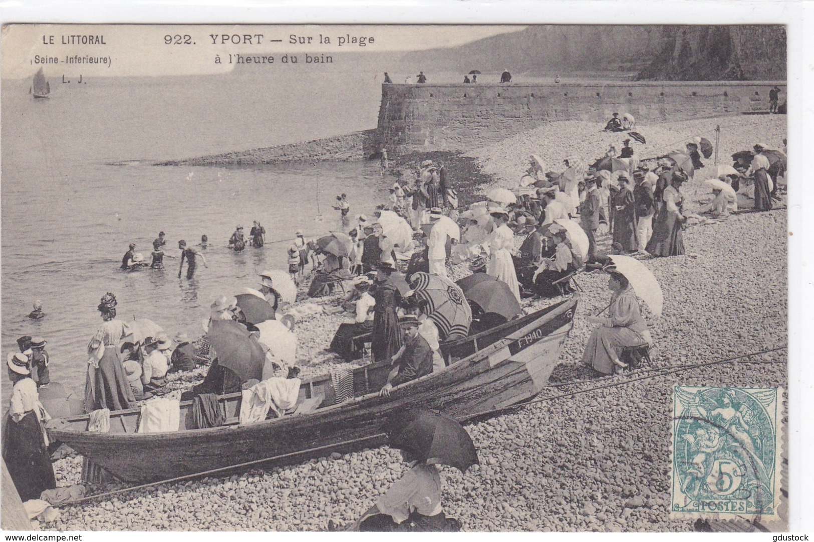 Seine-Maritime - Yport - Sur La Plage à L'heure Du Bain - Yport