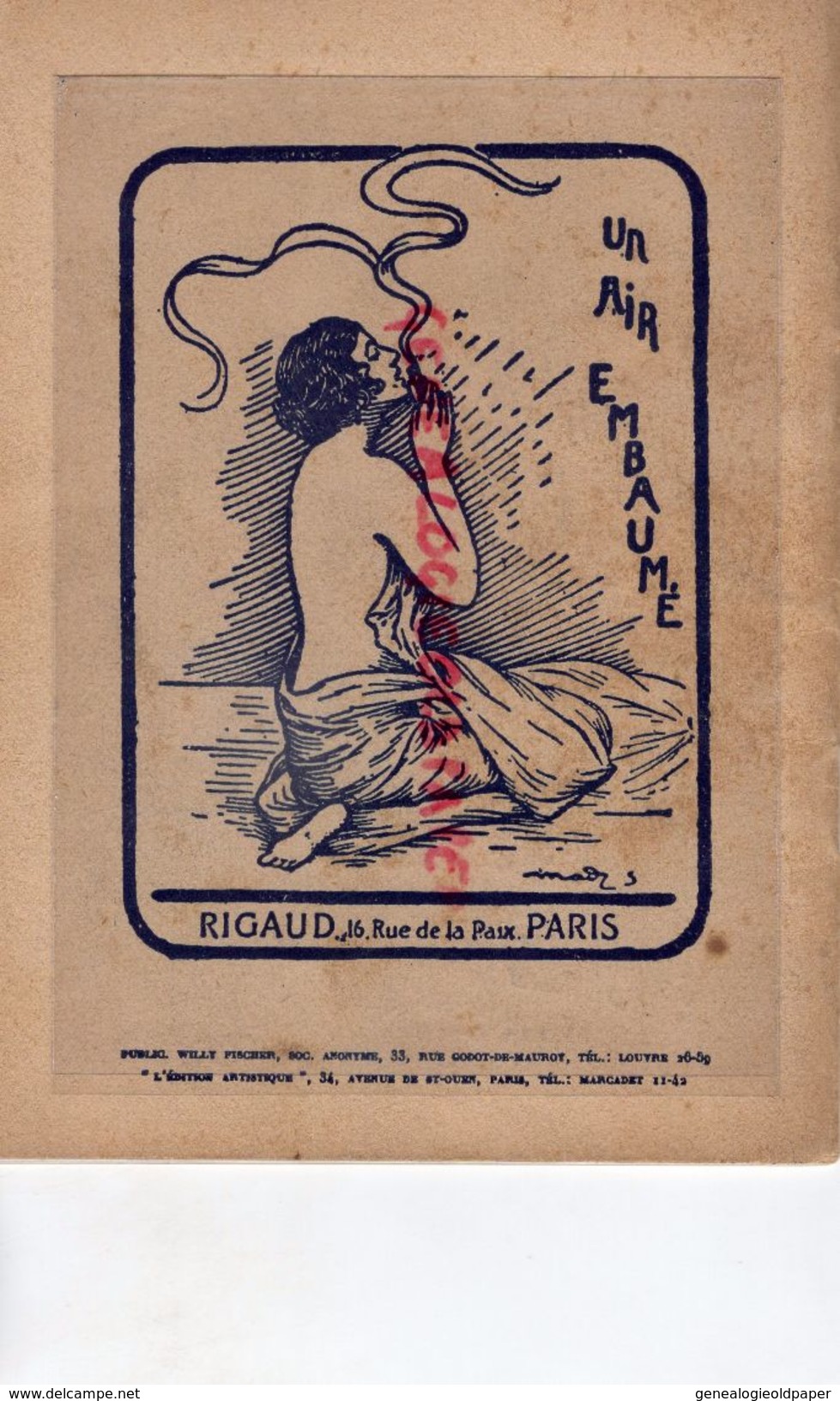 75- PARIS-PROGRAMME THEATRE OPERA COMIQUE-LA VIE DE BOHEME-29-12-1921-ROGER-TRANTOUL-SIBILLE-ALBERS-PAVLOFF-VIEUILLE- - Programma's