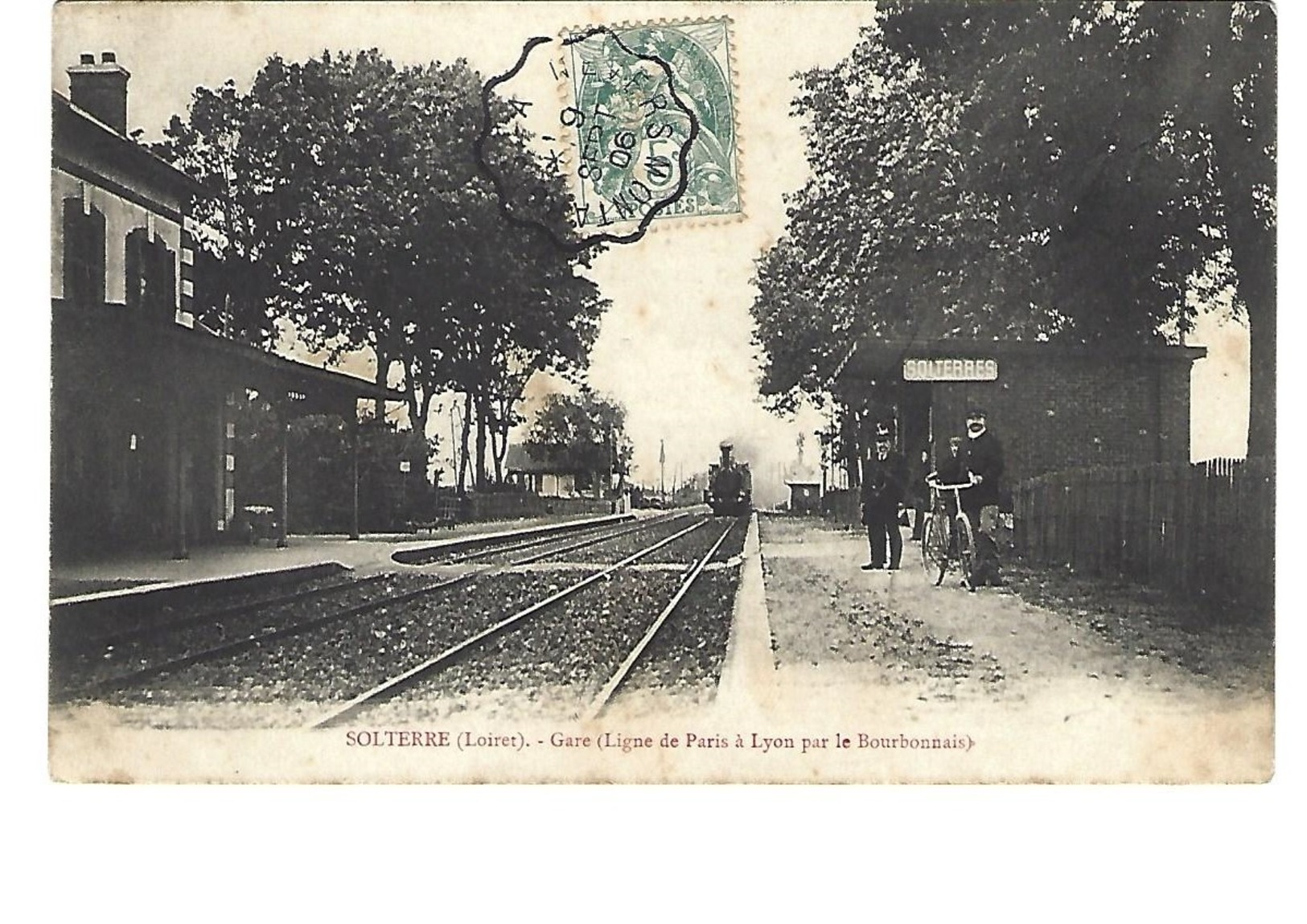 Solterre - La Gare (Ligne De Paris à Lyon Par Le Bourbonnais) - Andere & Zonder Classificatie