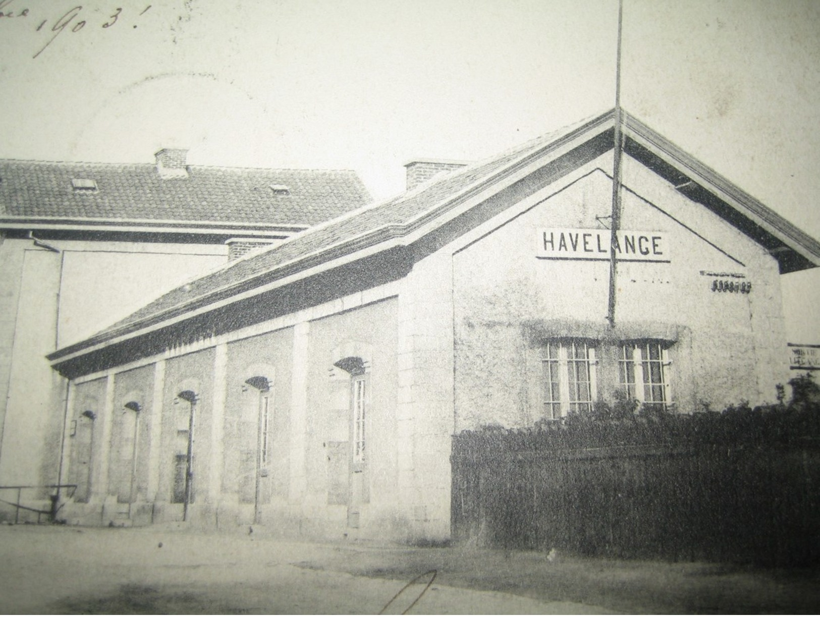 HAVELANGE  La Gare D'Havelange  1903  TOP - Havelange