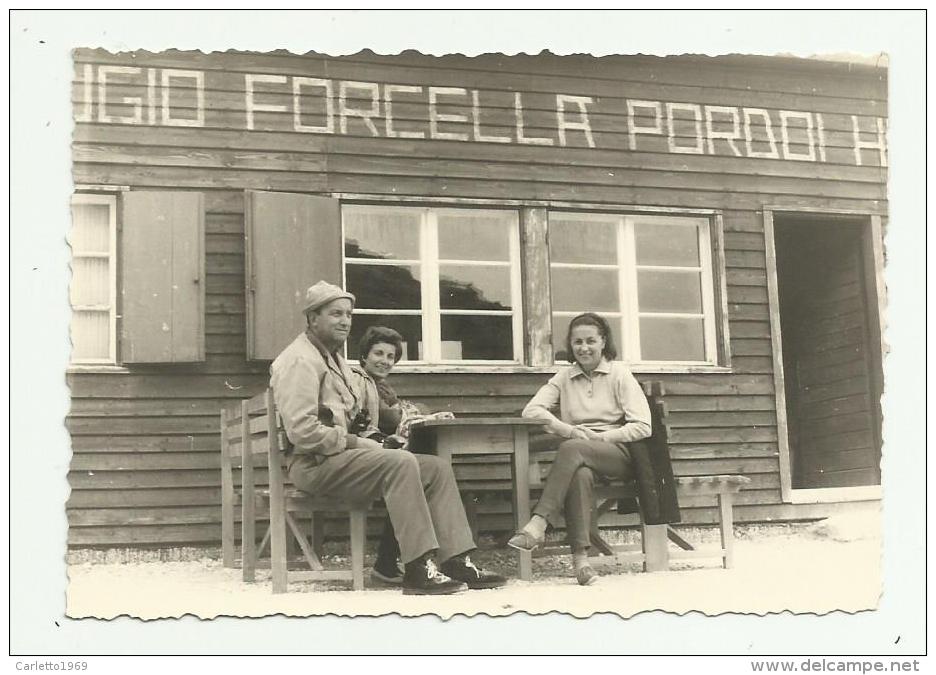 FOTO RIFUGIO FORCELLA PASSO PORDOI - CM. 10X7 - Orte