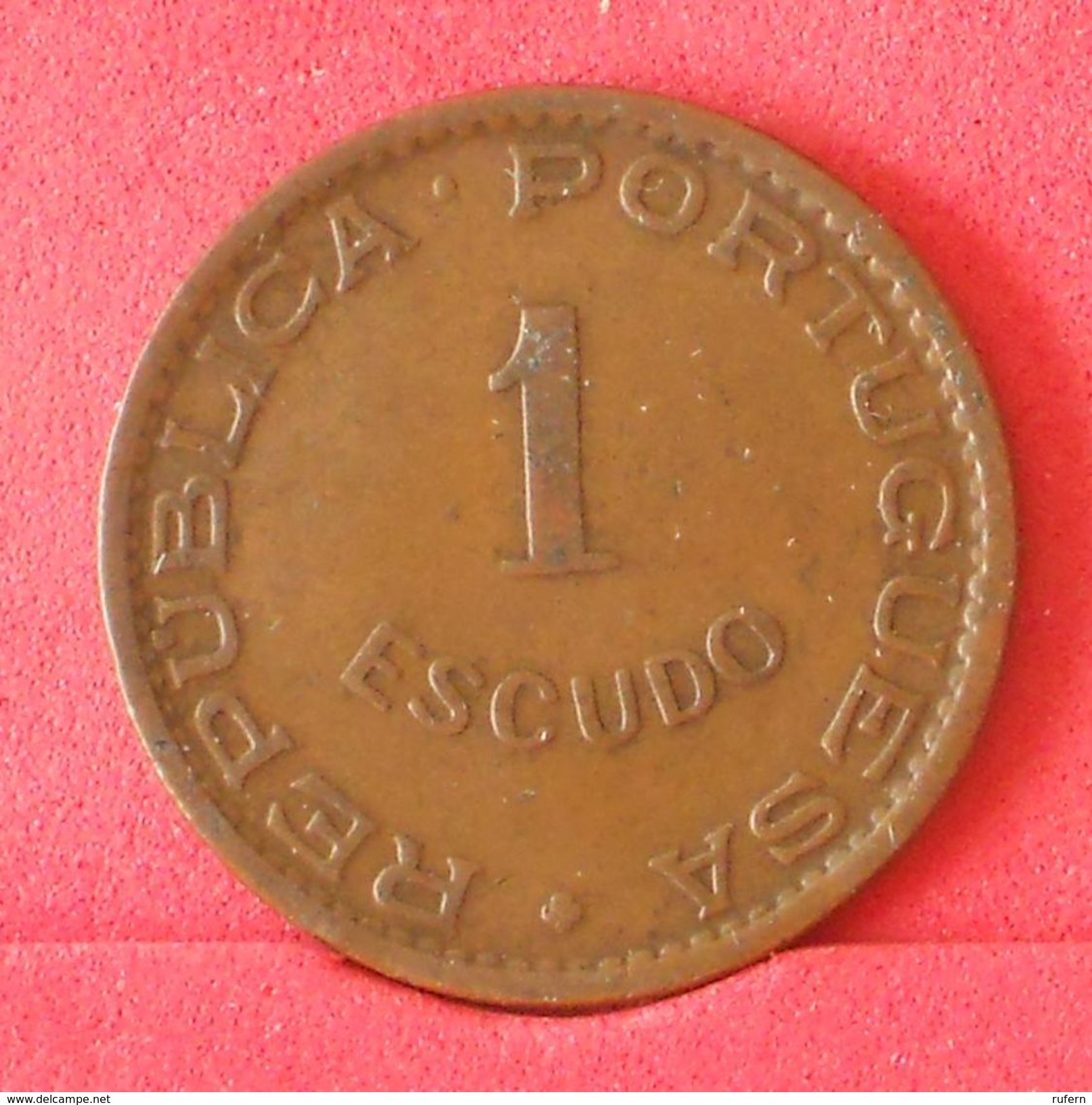 MOZAMBIQUE 1 ESCUDOS 1957 -    KM# 82 - (Nº19095) - Mozambico