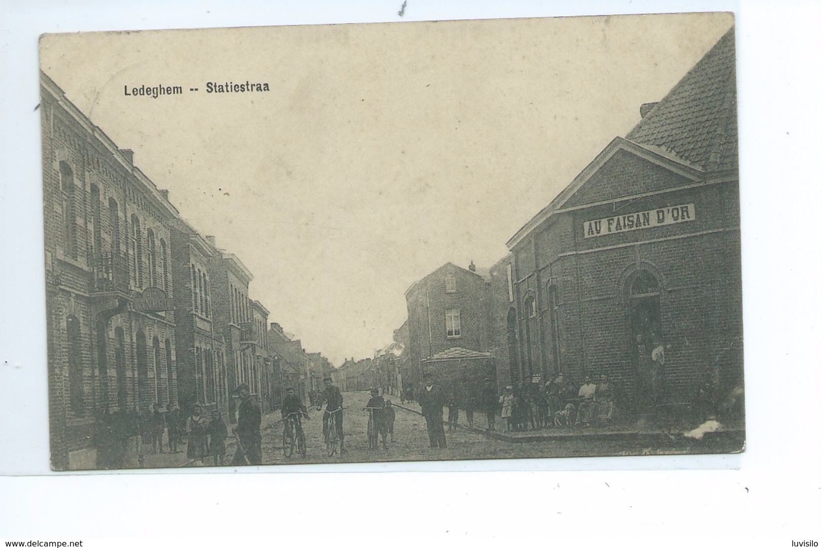 Ledeghem Statiestraat Ledegem ( Feldpost ) Au Faisan D'Or - Ledegem