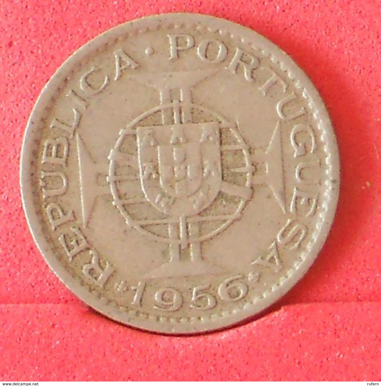 ANGOLA 2,5 ESCUDOS 1956 -    KM# 77 - (Nº19106) - Angola