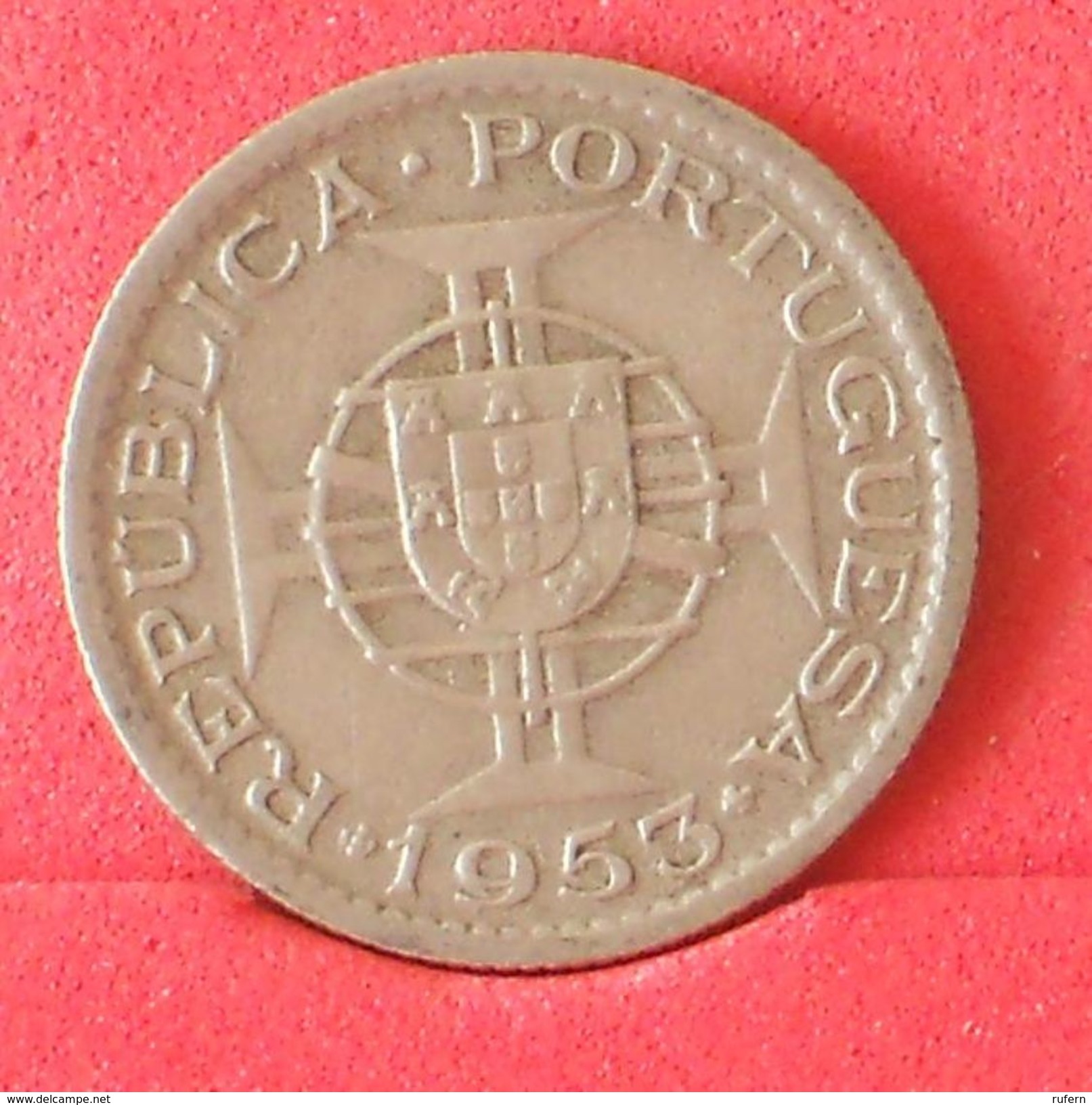 ANGOLA 2,5 ESCUDOS 1953 -    KM# 77 - (Nº19108) - Angola