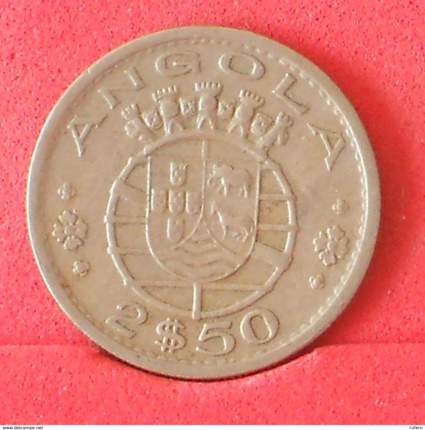 ANGOLA 2,5 ESCUDOS 1969 -    KM# 77 - (Nº19110) - Angola