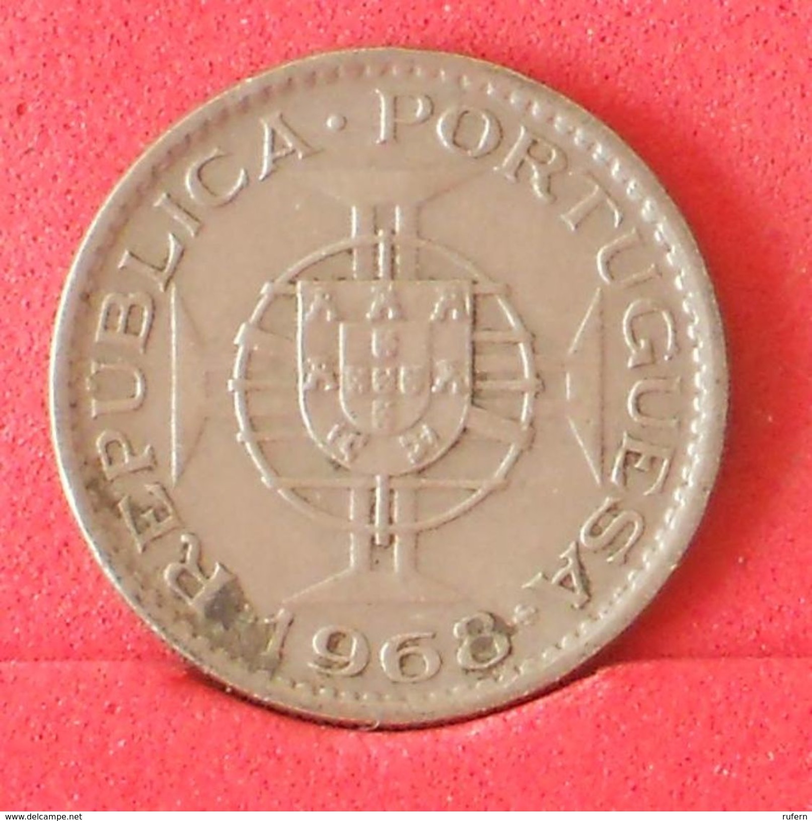 ANGOLA 2,5 ESCUDOS 1968 -    KM# 77 - (Nº19111) - Angola