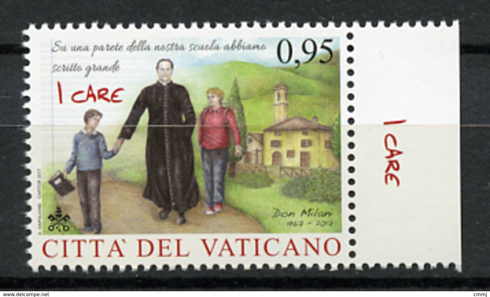 2017 -  VATICANO - VATICAN - 50° Anniversario Della Morte Di Don Lorenzo Milani -  NH - Mint - Neufs