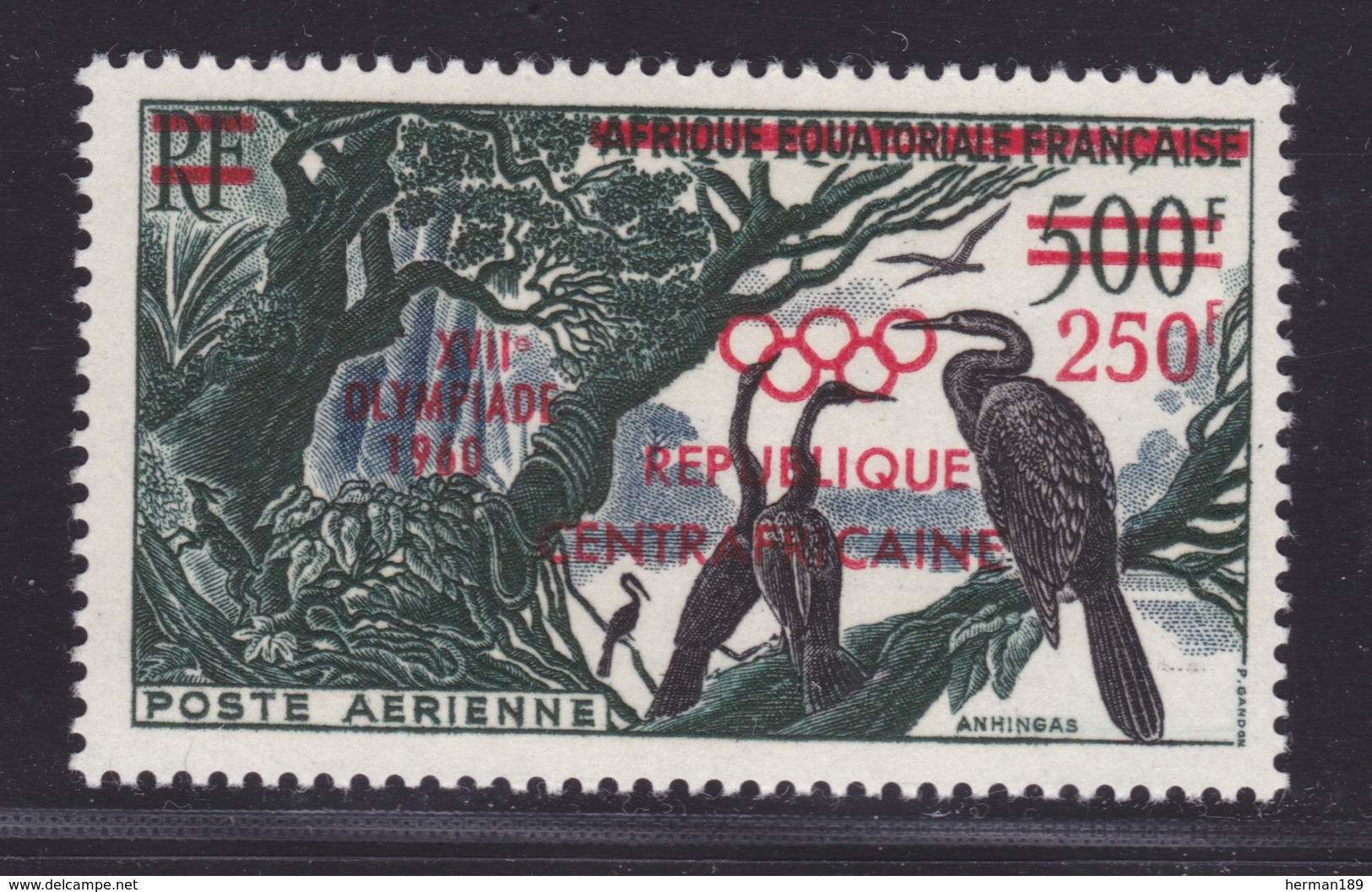 CENTRAFRICAINE AERIENS N°    4 ** MNH Neuf Sans Charnière, TB  (D1707) - Centrafricaine (République)