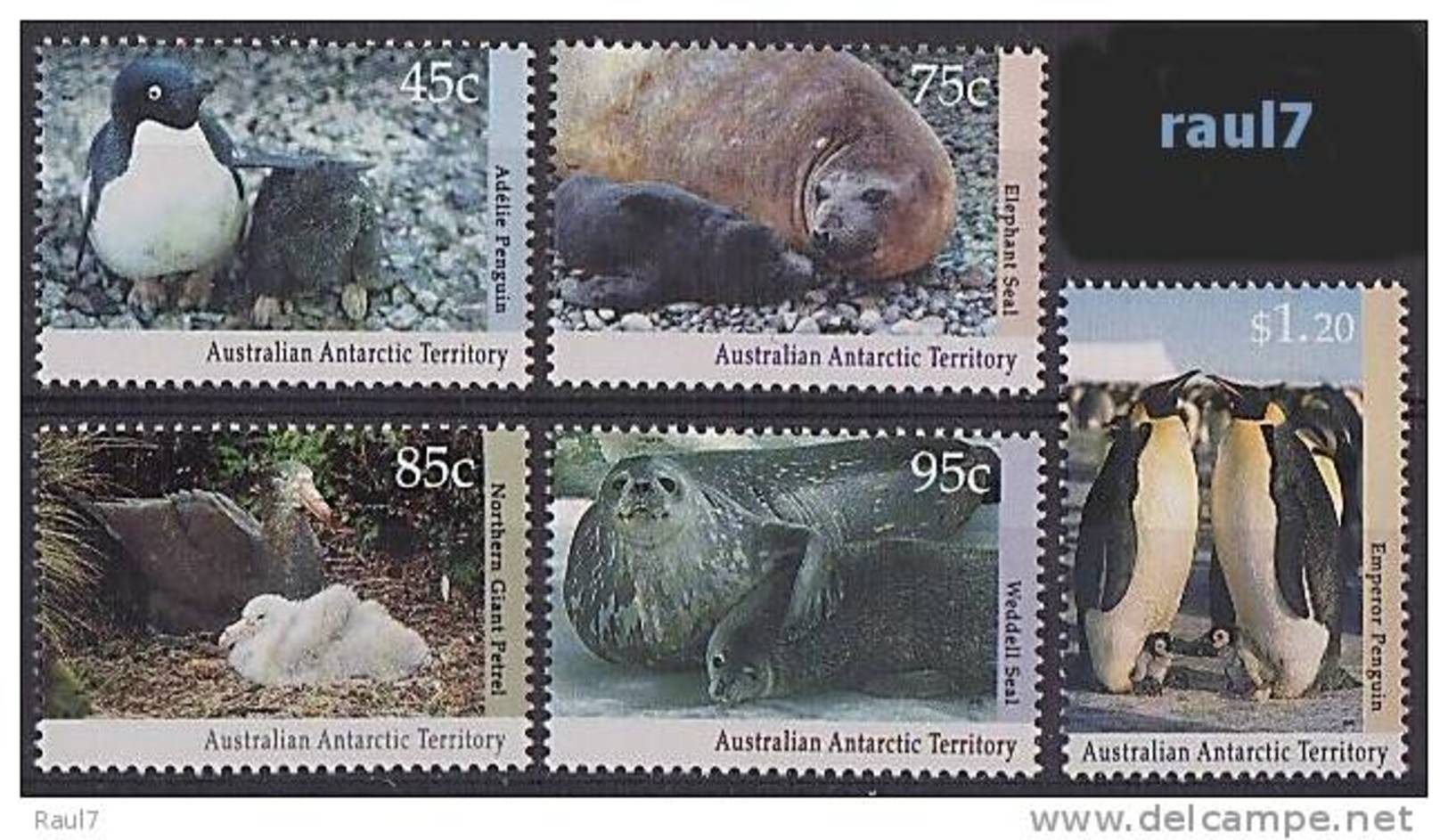 Australian Antarctic A.A.T. ( Australia) Faune, Pingouins Et Autres - 5v Neuf // Mnh - Neufs