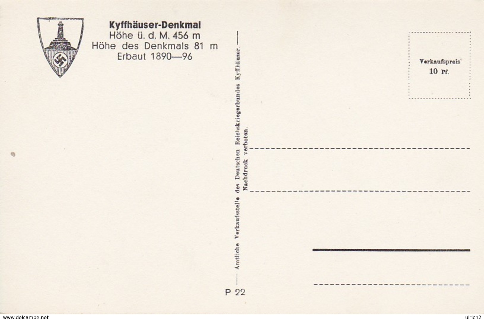 AK Kyffhäuser-Denkmal (31295) - Kyffhaeuser