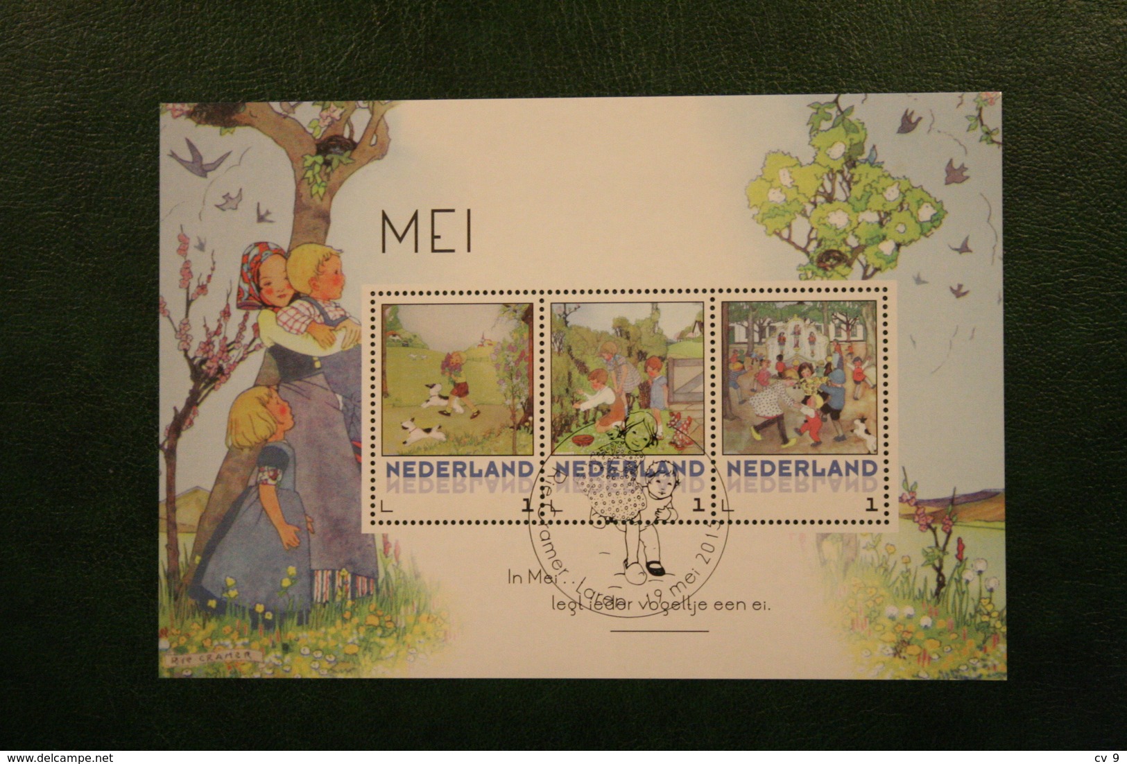 Rie Cramer - Mei -  2015 Gestempeld / Used NEDERLAND / NIEDERLANDE / NETHERLANDS - Timbres Personnalisés