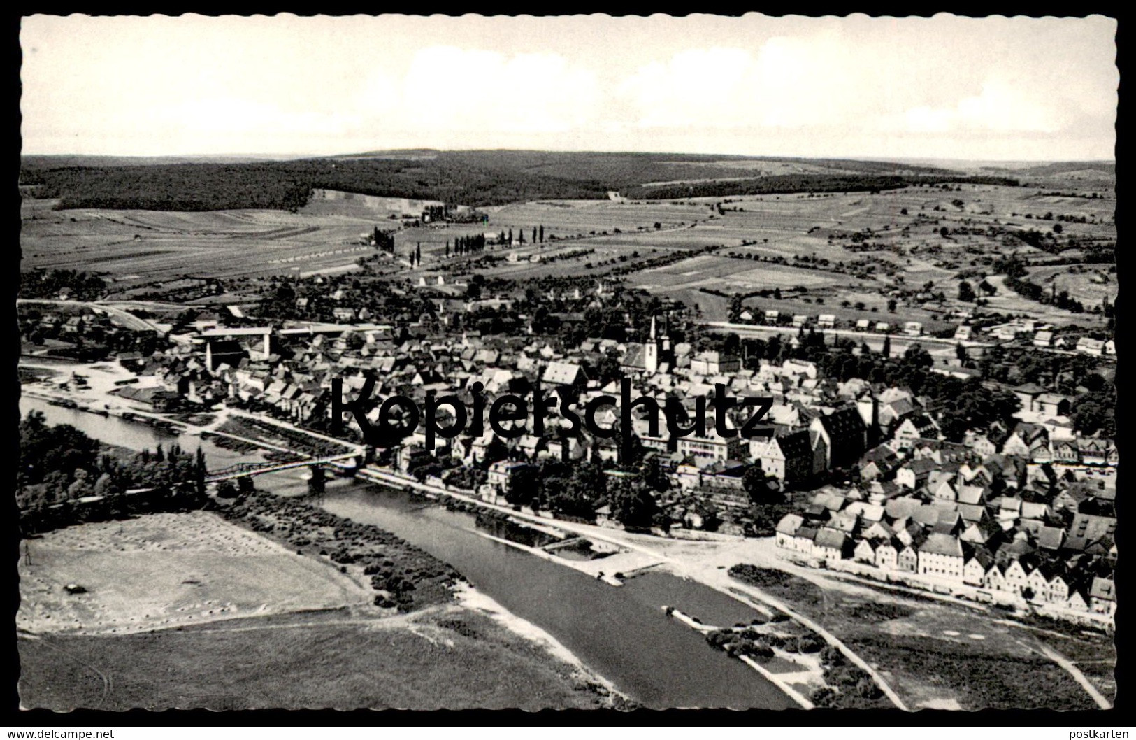 ALTE POSTKARTE HASSFURT AM MAIN PANORAMA TOTALANSICHT TOTAL Ansichtskarte Cpa Postcard AK - Hassfurt