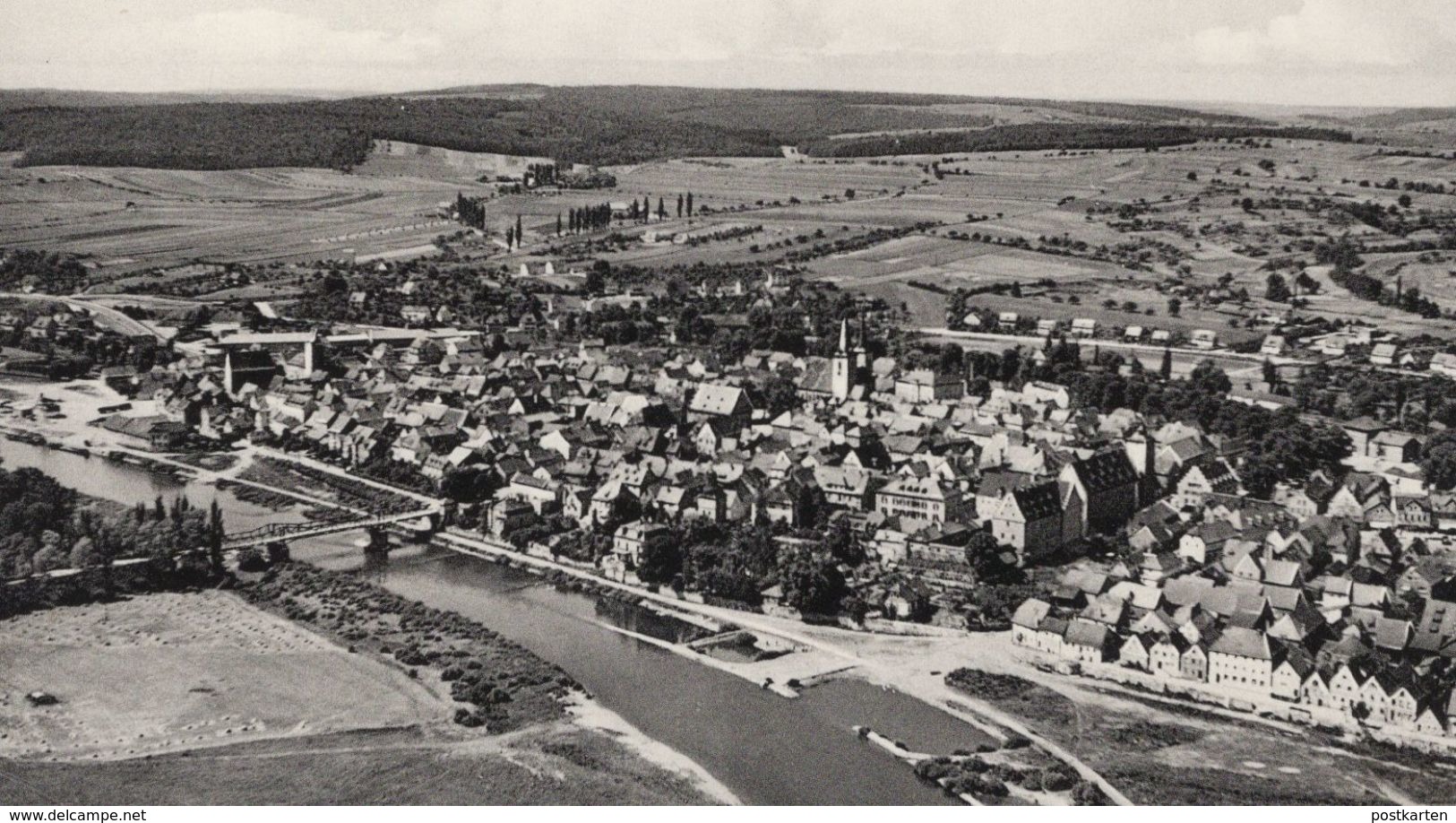 ALTE POSTKARTE HASSFURT AM MAIN PANORAMA TOTALANSICHT TOTAL Ansichtskarte Cpa Postcard AK - Hassfurt