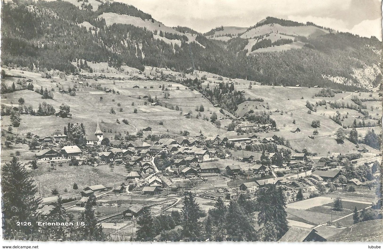 Erlenbach Im Simmental - Dorfansicht         Ca. 1950 - Erlenbach Im Simmental