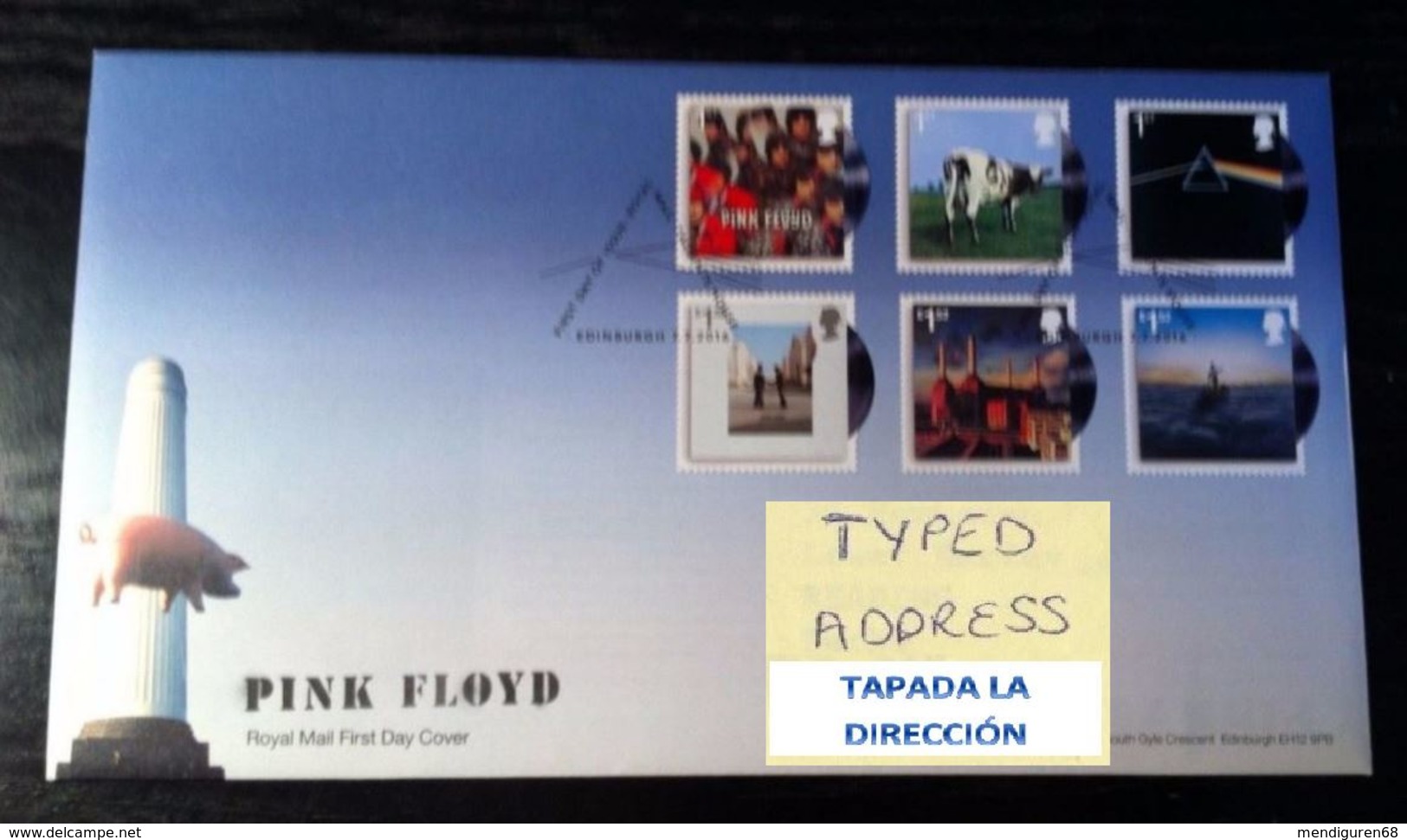 GROSSBRITANNIEN GRANDE BRETAGNE GB 2016 PINK FLOYD SET 6V FDC SG 3849-54 MI 3903-08 YT 4315-20 SC 3849-54 - 2011-2020 Decimale Uitgaven