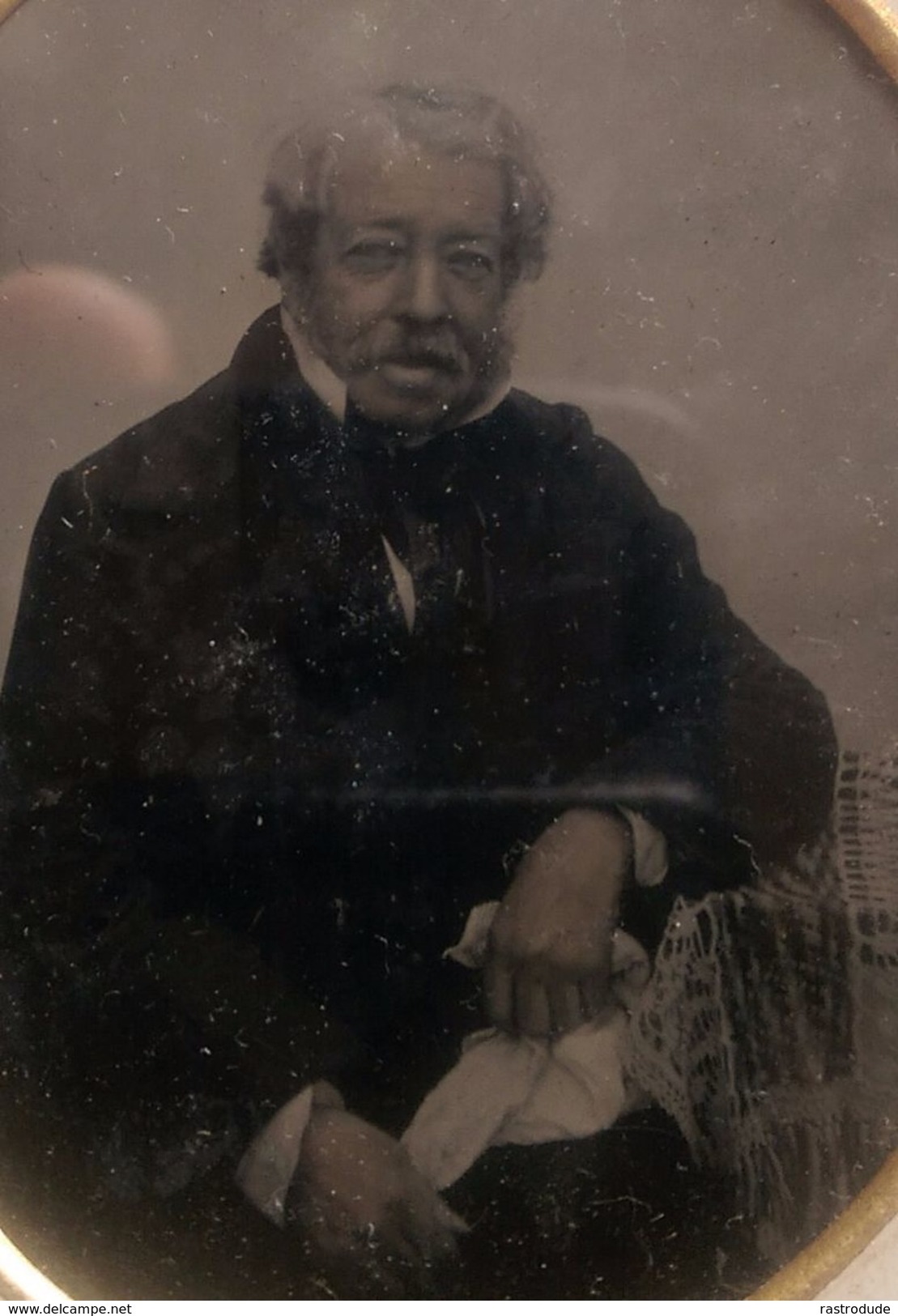 1860s -  TWO TINTYPES IN ORIGINAL PERIOD FRAMES - IDENTIFIED CAPTAIN MASLIER - CIVIL WAR PERIOD