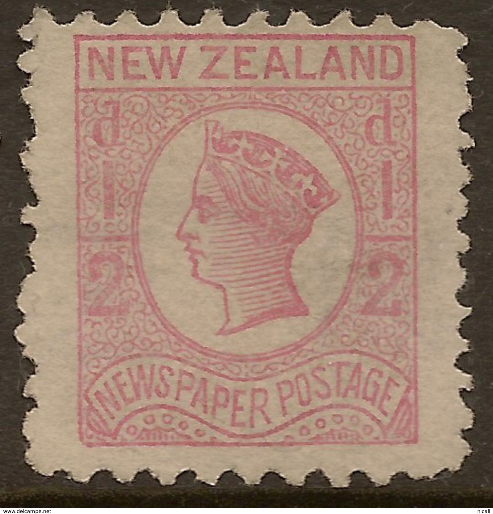 NZ 1873 1/2d P10x12.5 SG 145a MNG #ADI233 - Ongebruikt