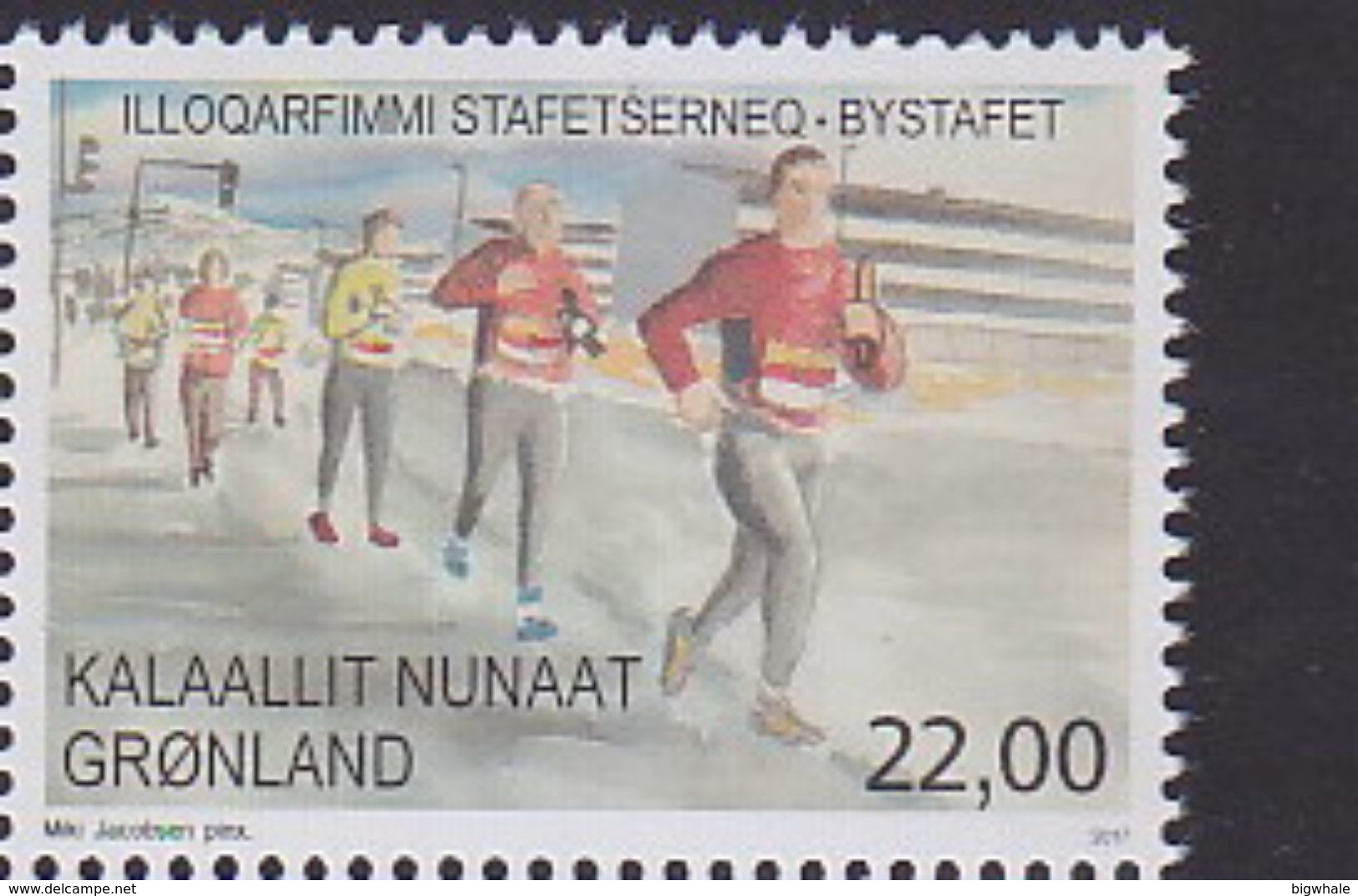 Greenland 2017 Race MNH 1V - Nuevos