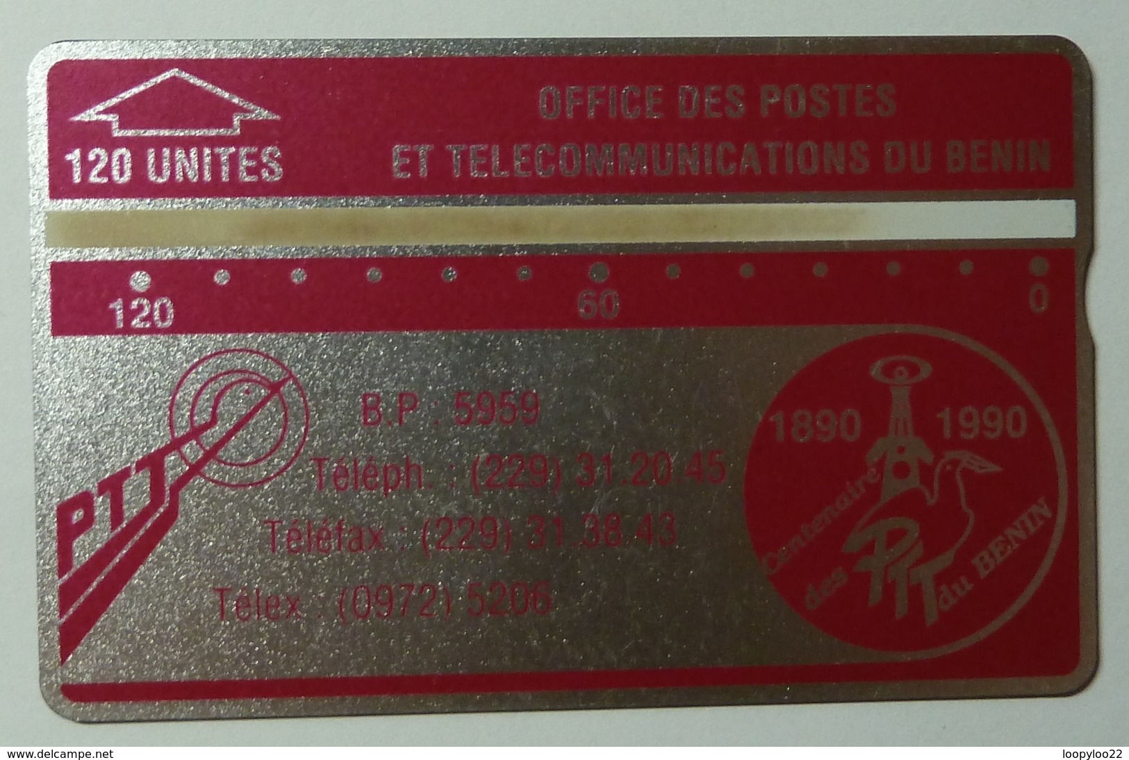 BENIN - L&G - 120 Units - Field Trial - Specimen - Post Office Anniversary - Bénin